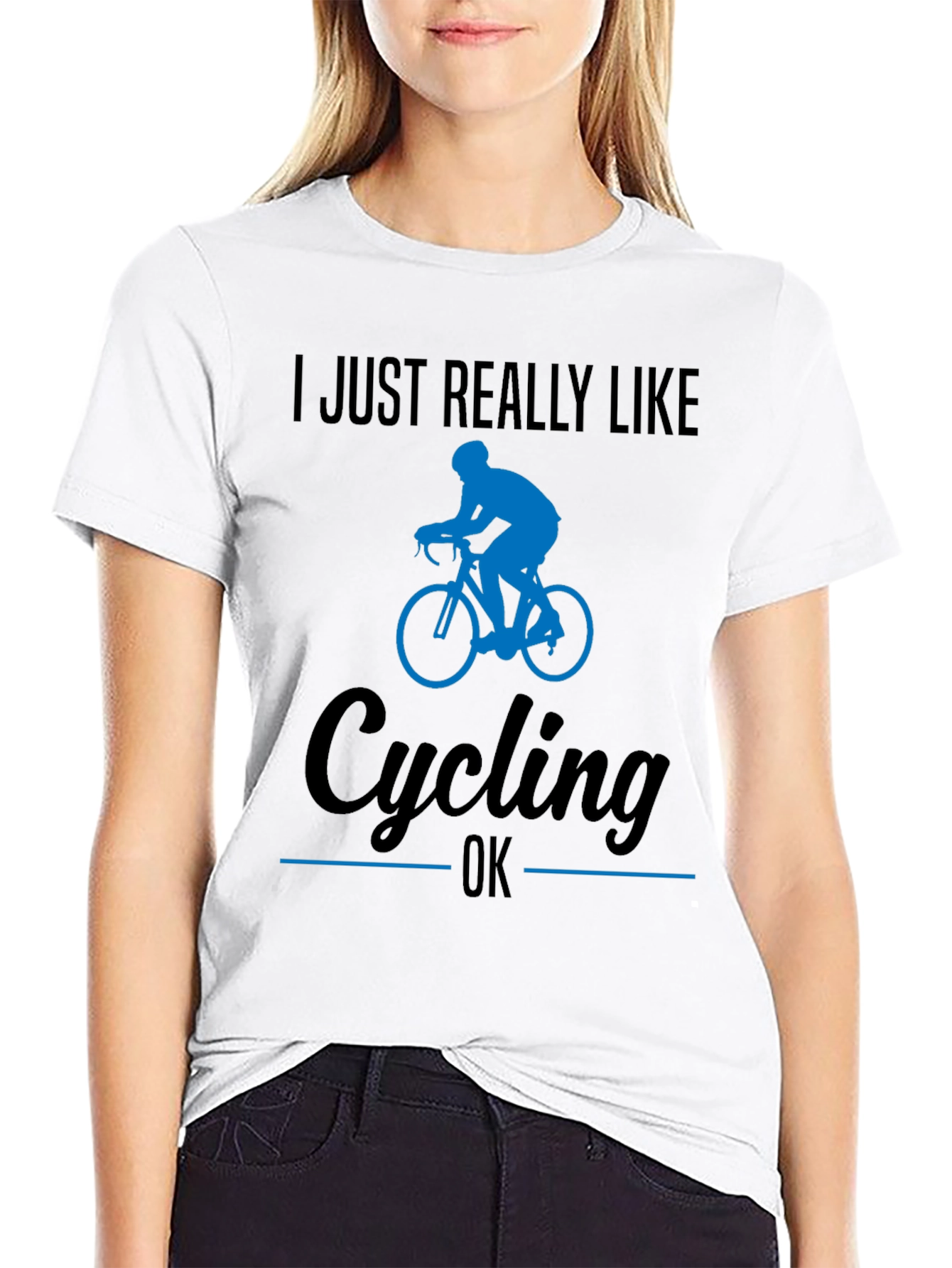 I Just Really Like Cycling OK T-Shirt