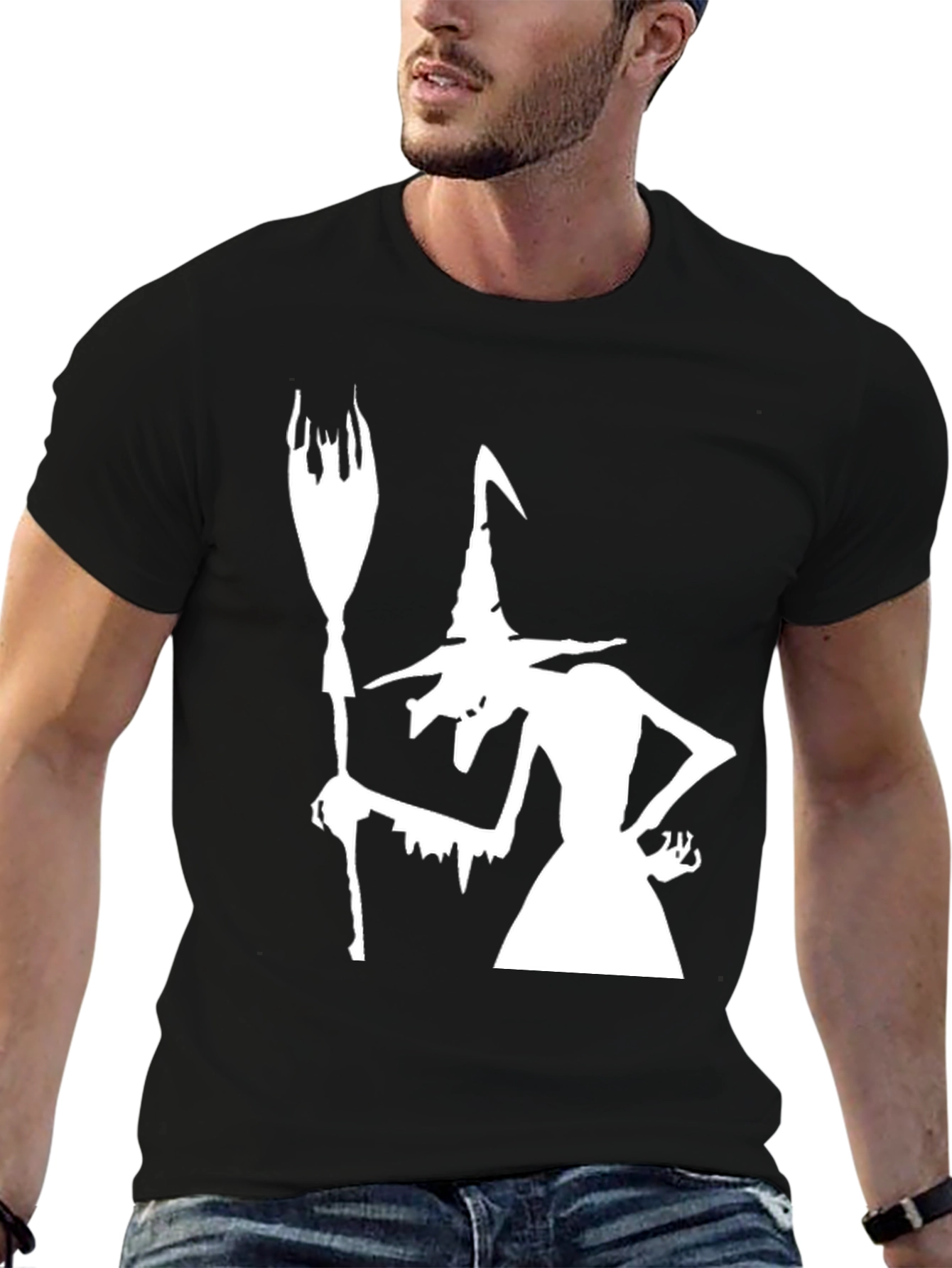 Witch Graphic Tee - Halloween Costume Shirt
