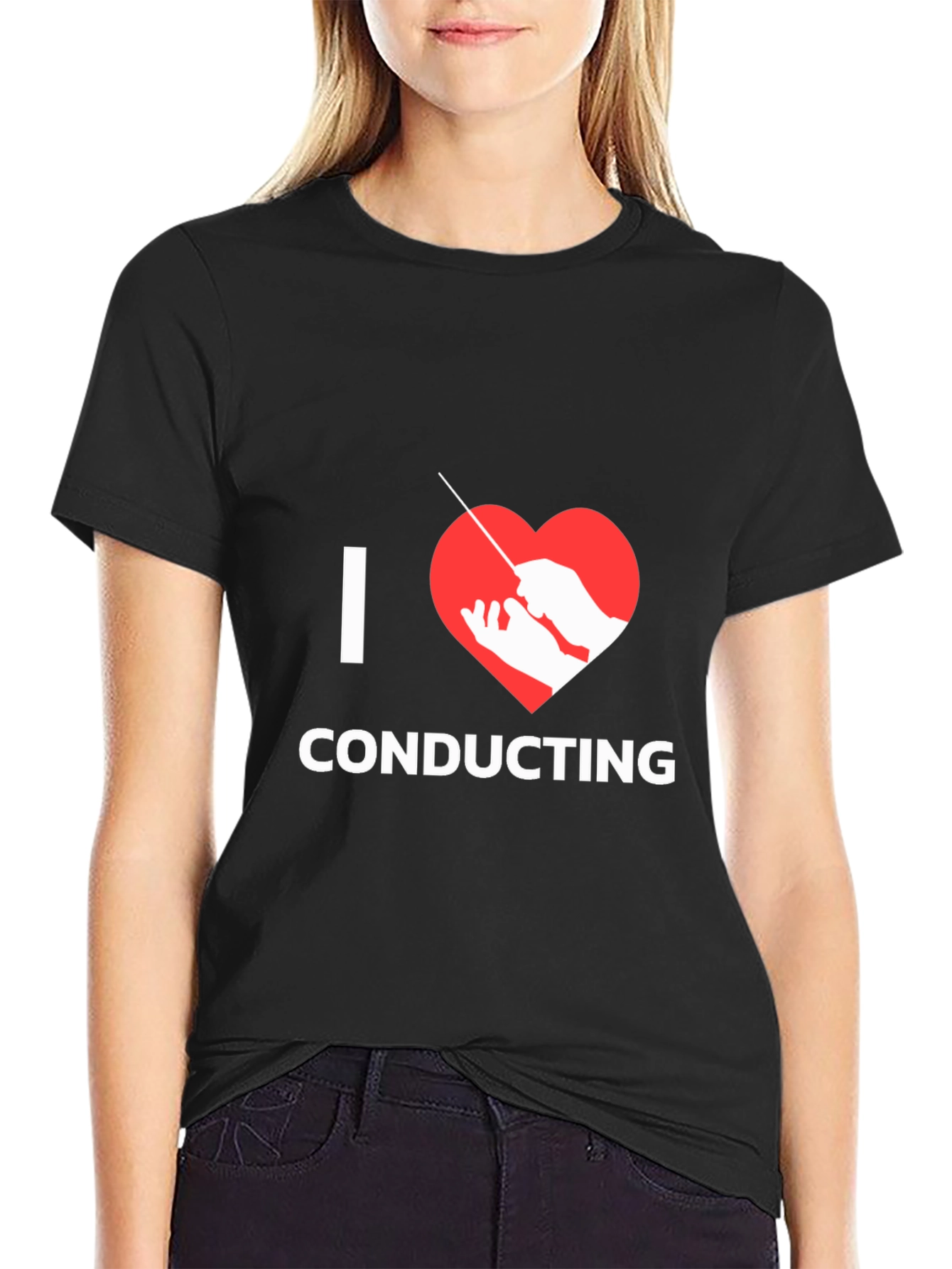 I Heart Conducting T-Shirt - Musician Love Tee
