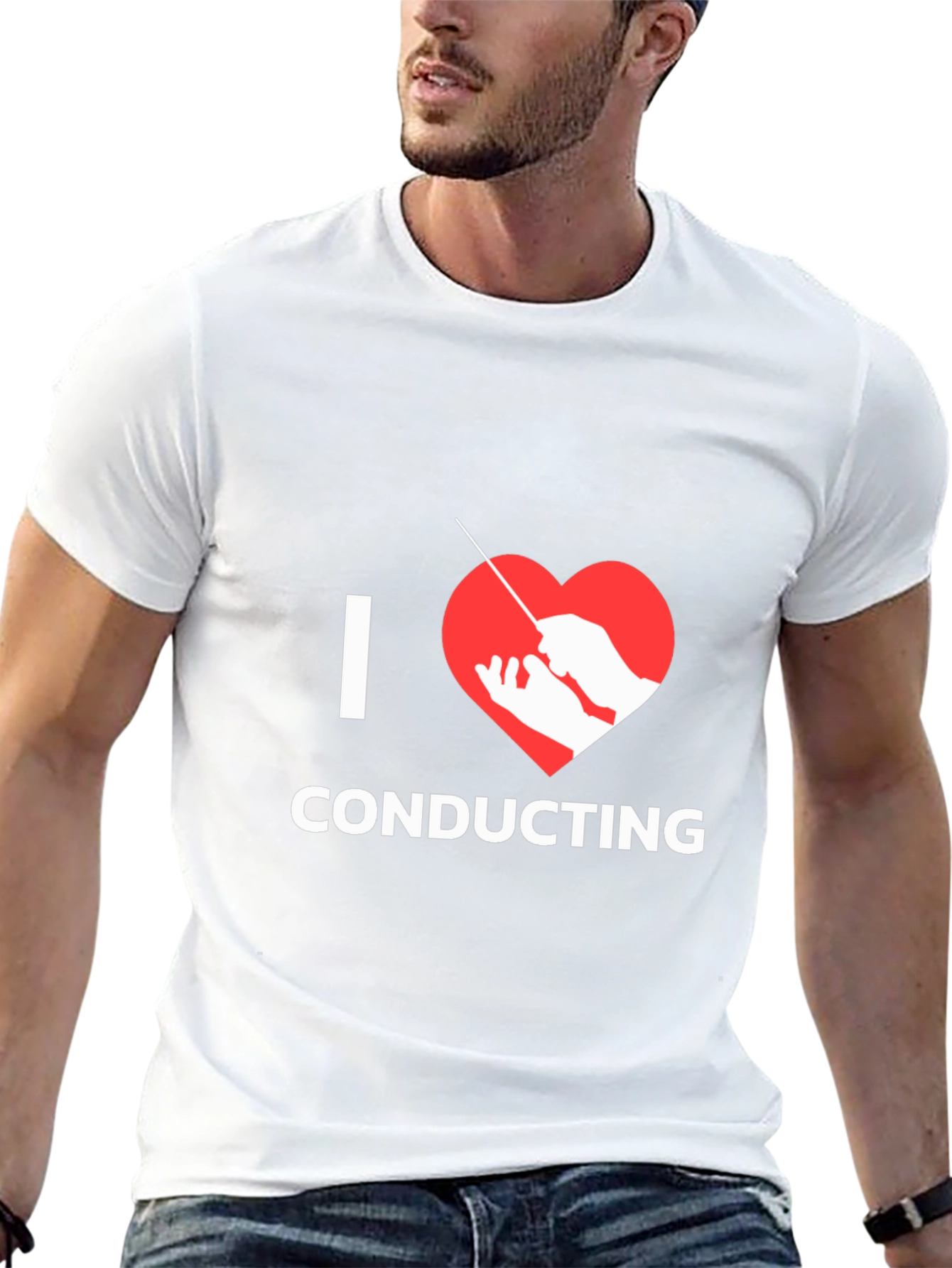 I Heart Conducting T-Shirt - Musician Love Tee