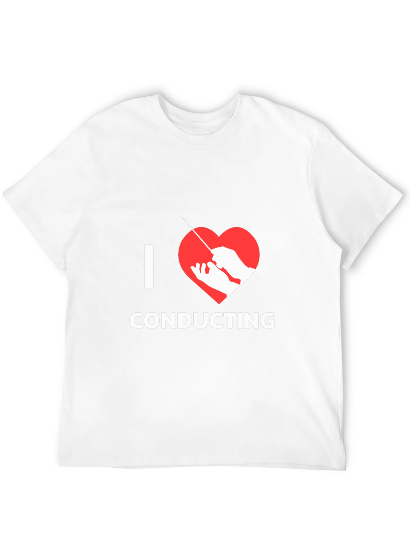 I Heart Conducting T-Shirt - Musician Love Tee