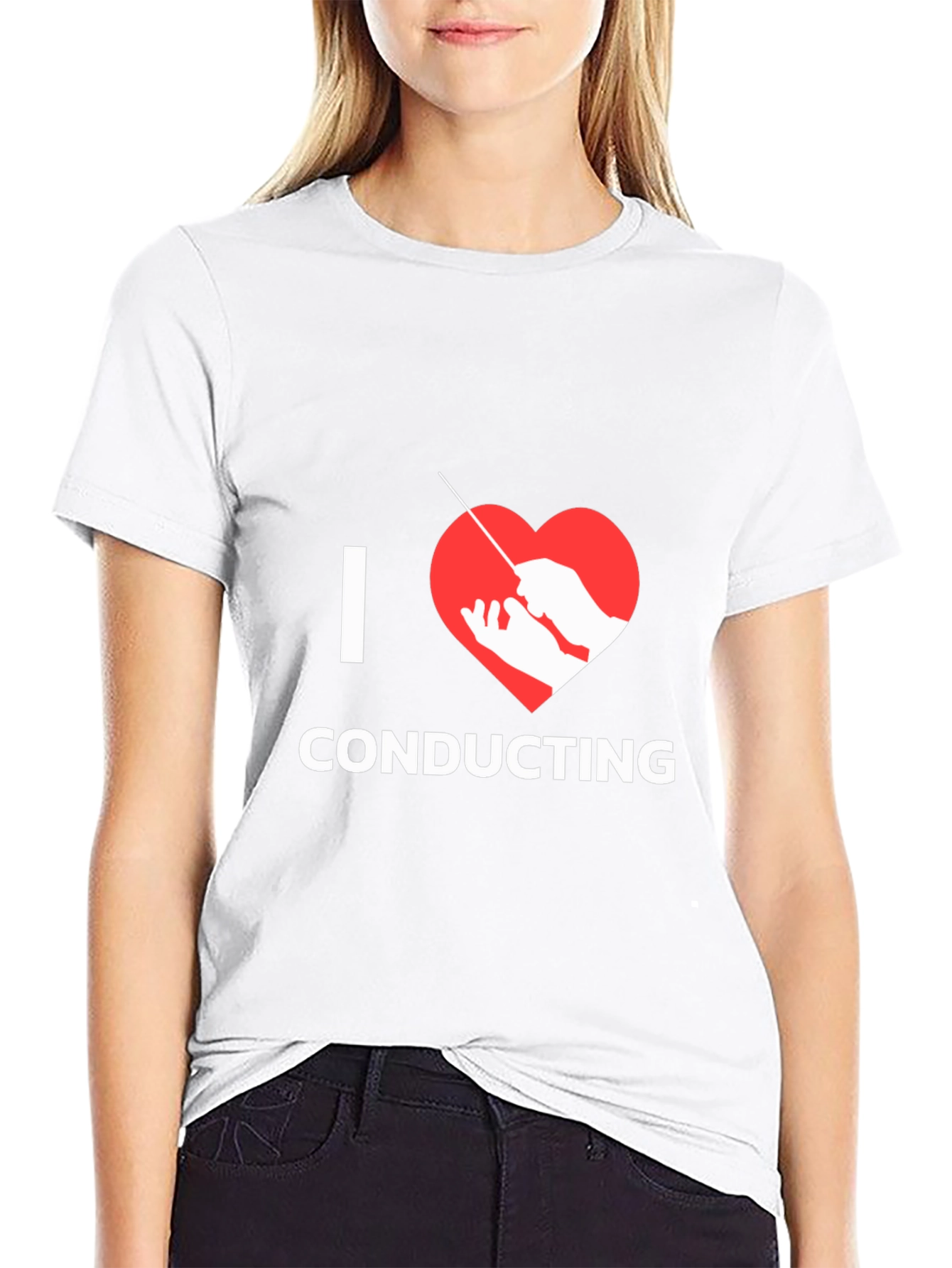 I Heart Conducting T-Shirt - Musician Love Tee