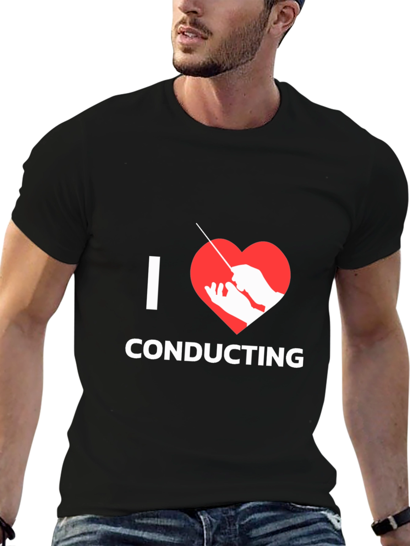 I Heart Conducting T-Shirt - Musician Love Tee