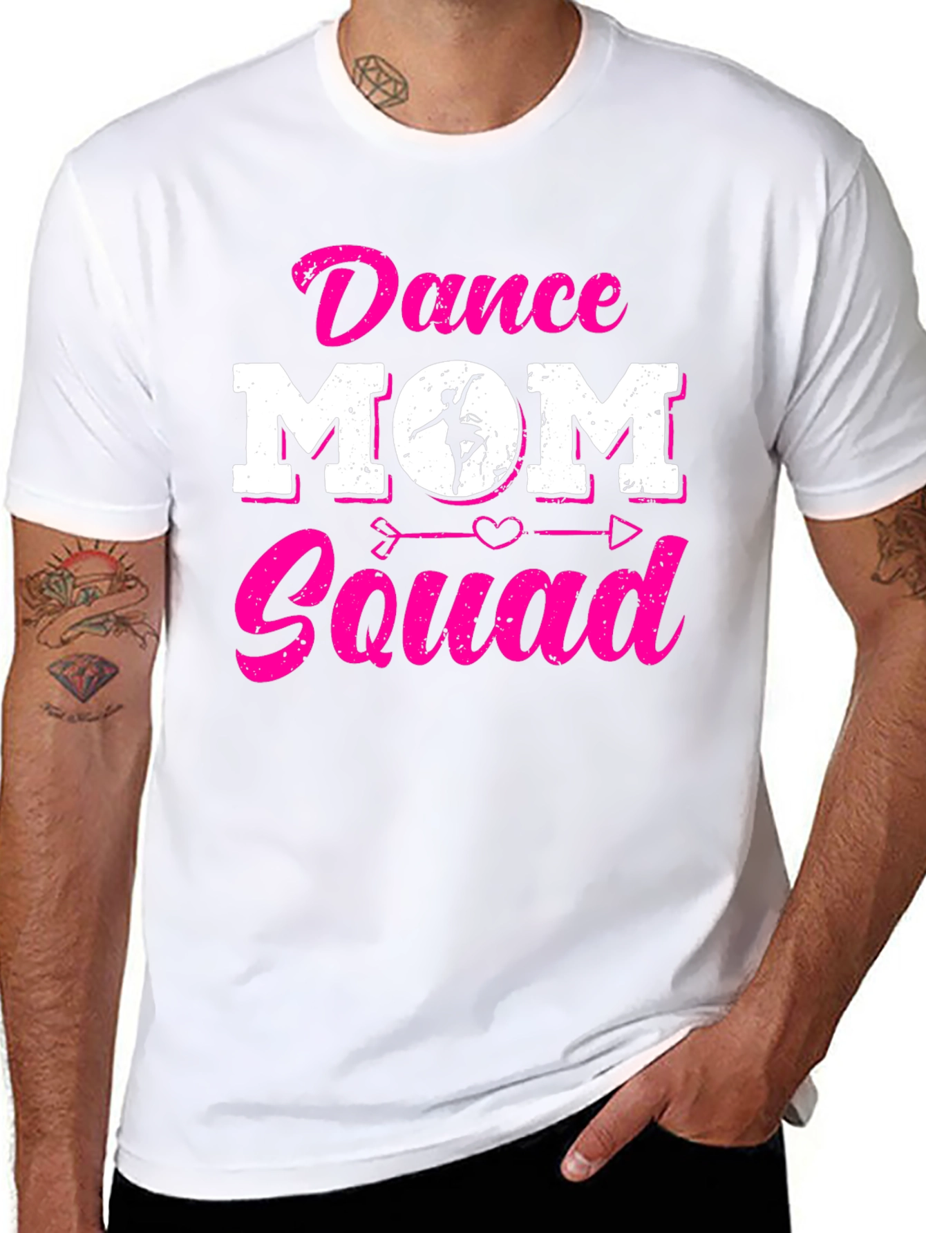 Dance Mom Squad Tee - Ballerina Graphic T-Shirt