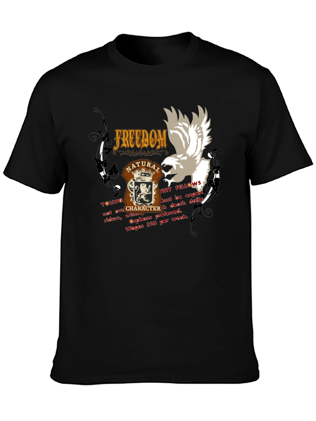 Freedom Natural Character T-Shirt