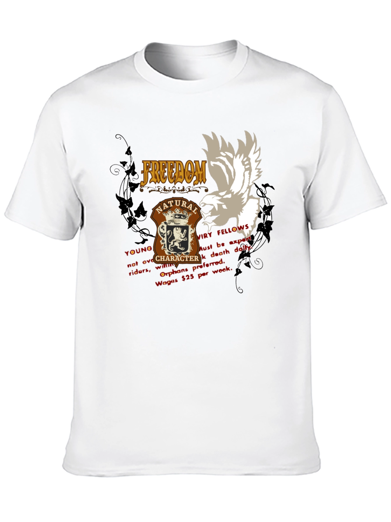 Freedom Natural Character T-Shirt