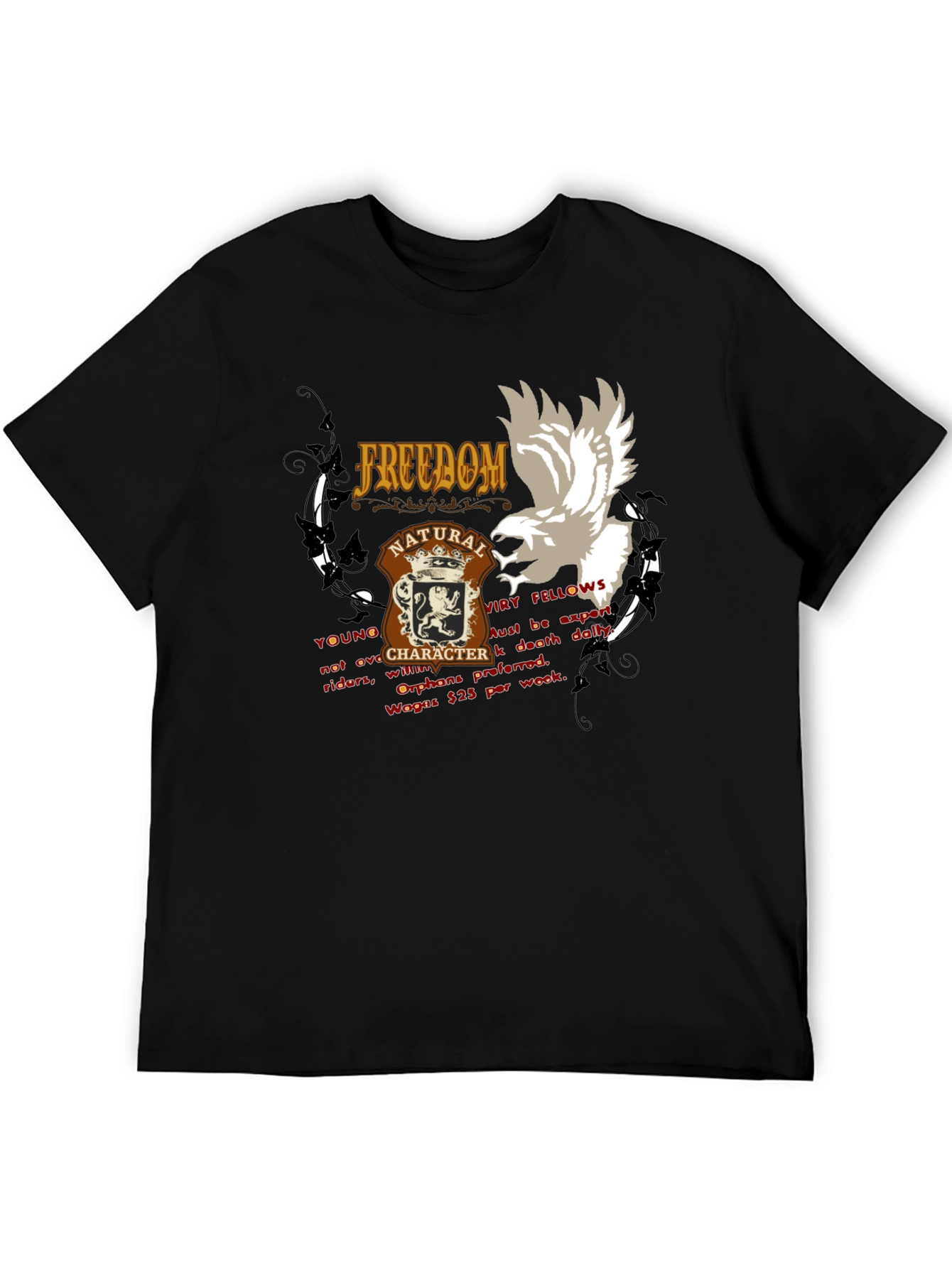 Freedom Natural Character T-Shirt