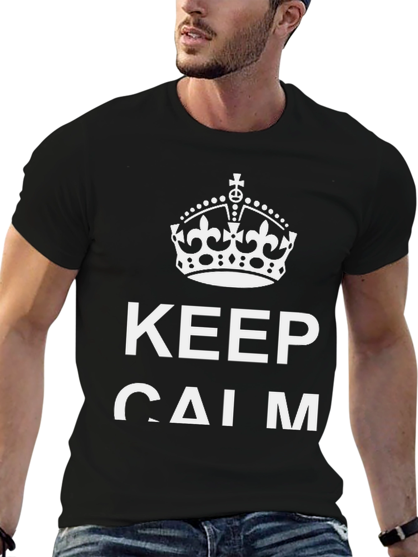 Keep Calm Black T-Shirt