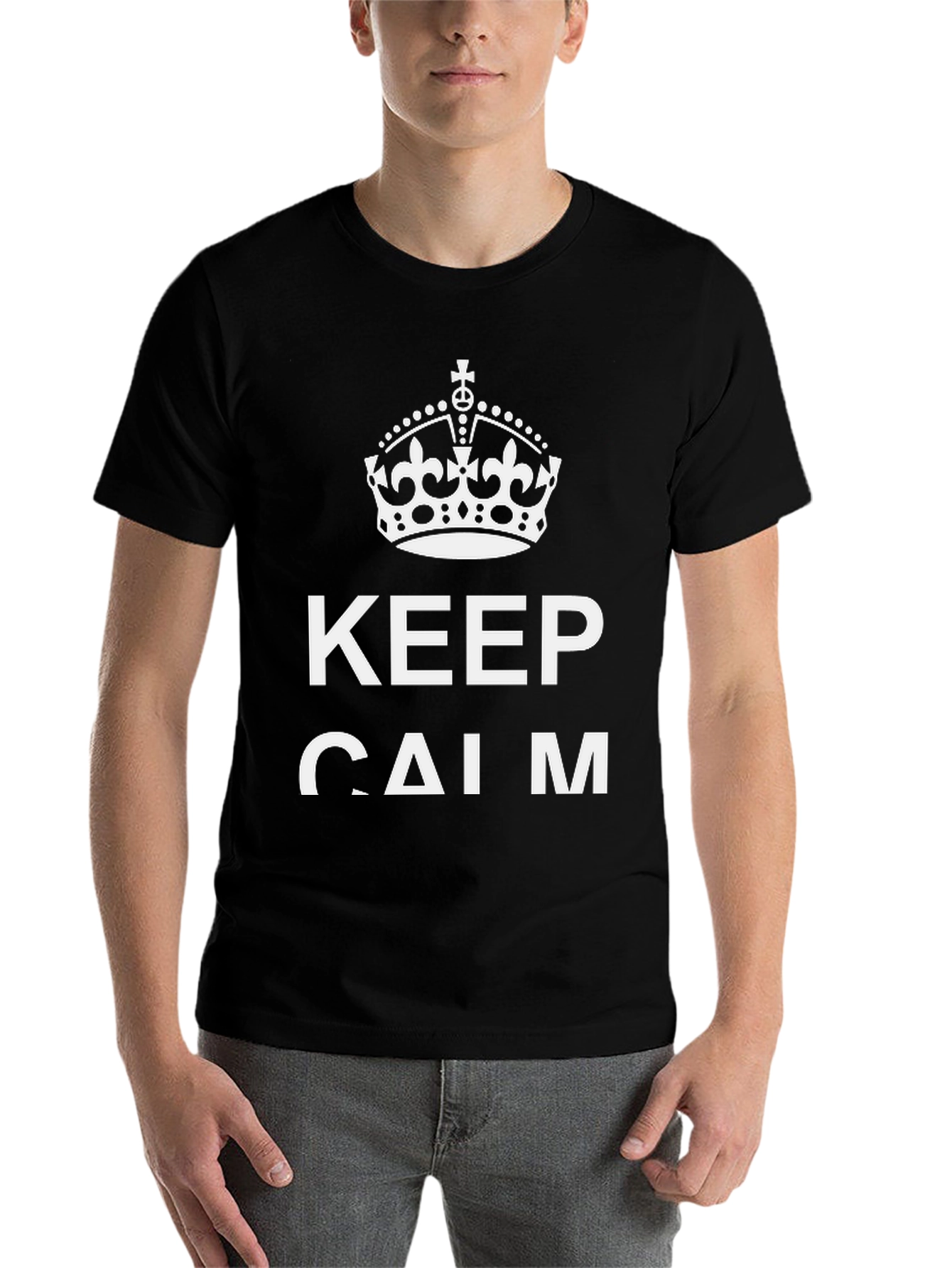 Keep Calm Black T-Shirt