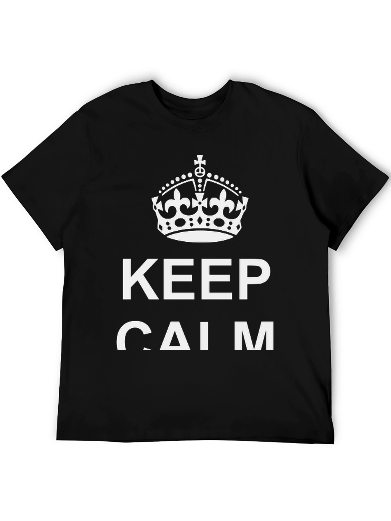 Keep Calm Black T-Shirt