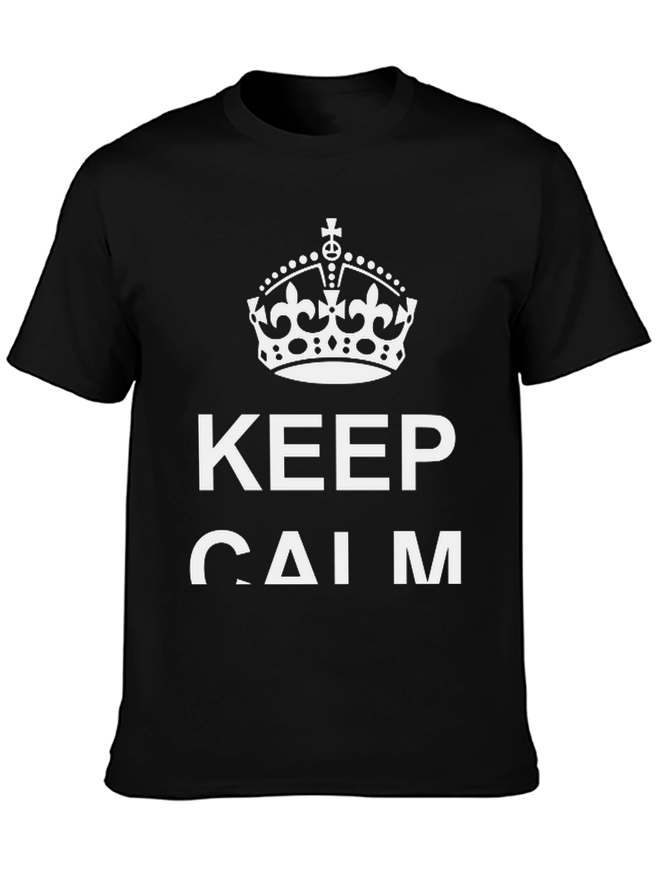 Keep Calm Black T-Shirt