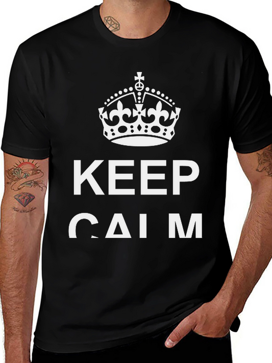 Keep Calm Black T-Shirt