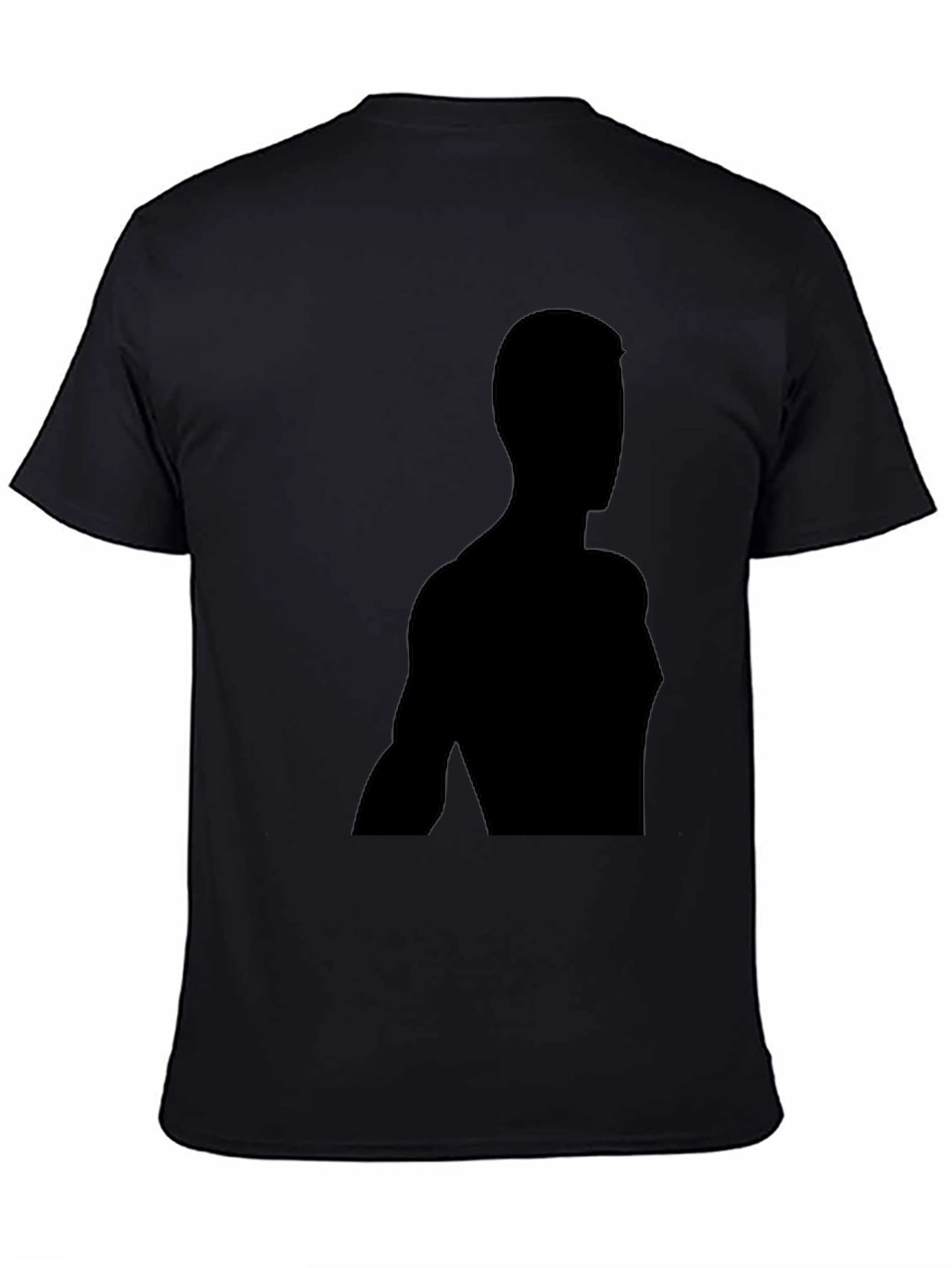 Silhouette Graphic Tee - Black Casual Shirt