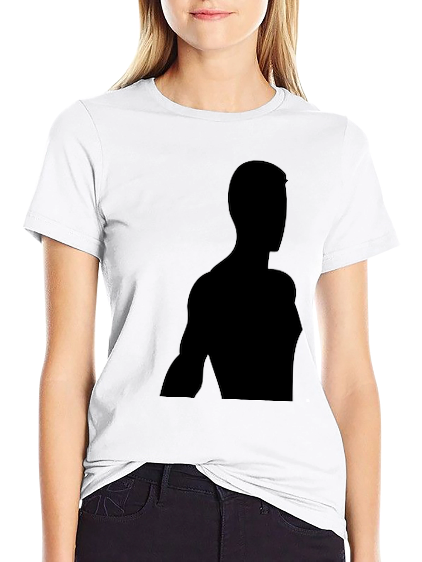 Silhouette Graphic Tee - Black Casual Shirt