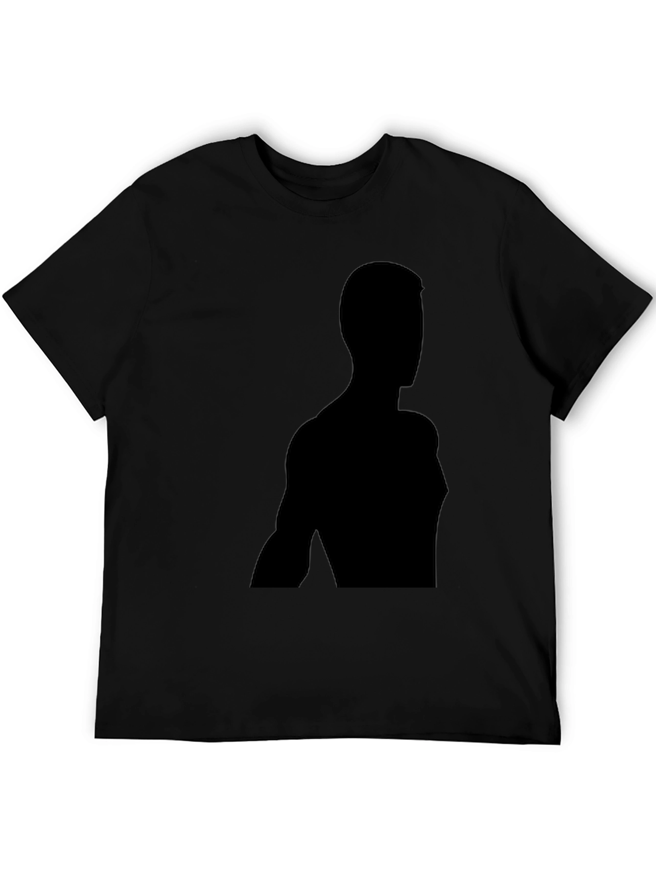Silhouette Graphic Tee - Black Casual Shirt