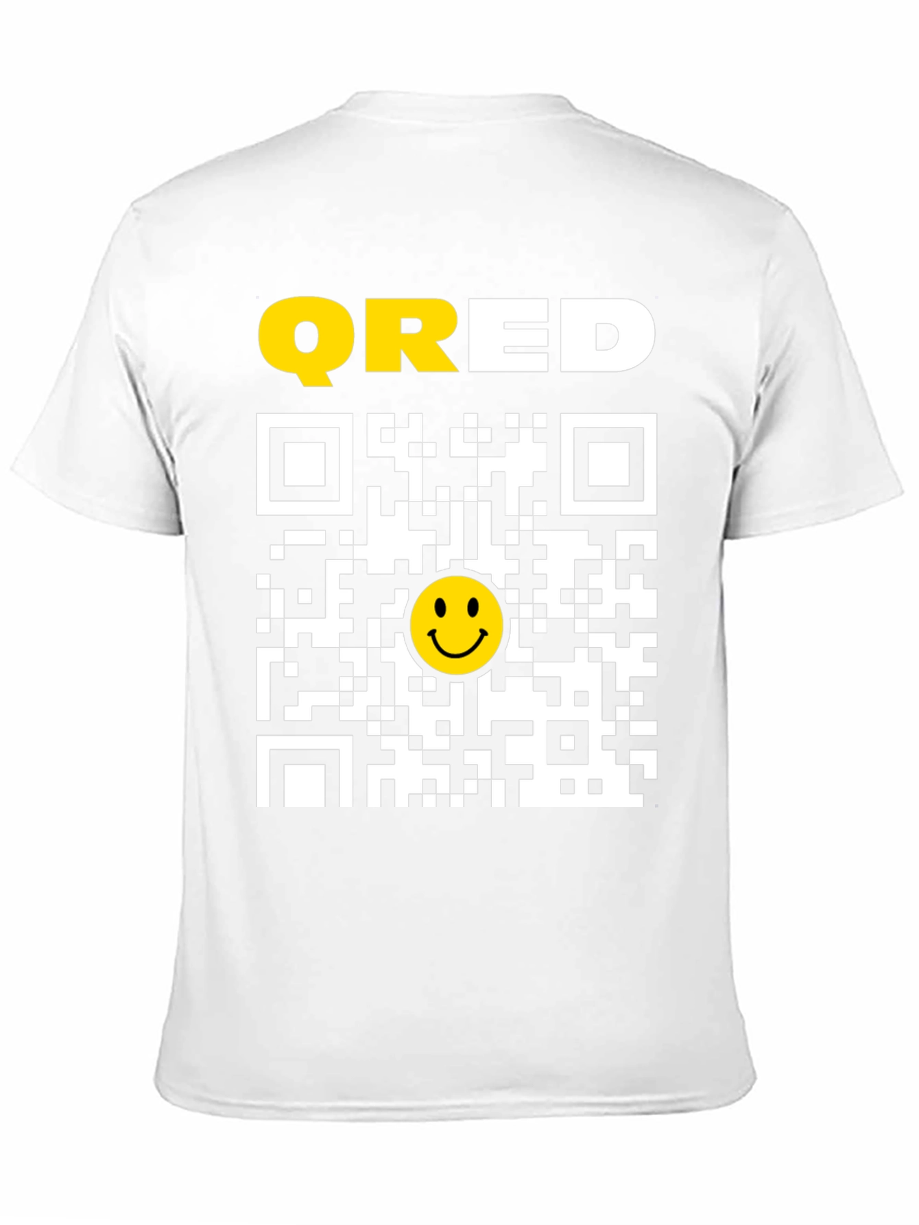 QRED QR Code Smiley Face T-Shirt