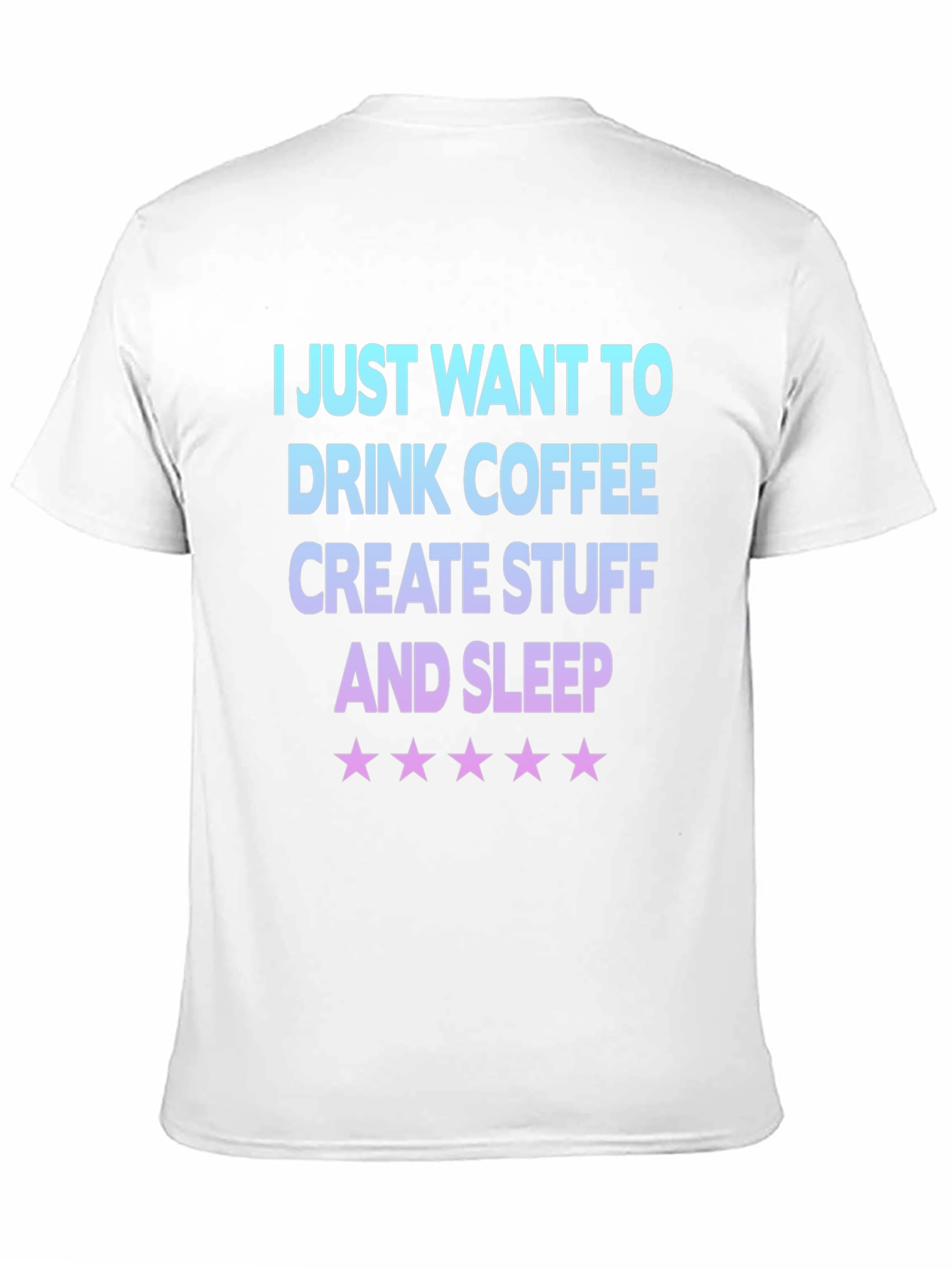 Coffee Create Sleep Graphic Tee - Black Cotton Blend