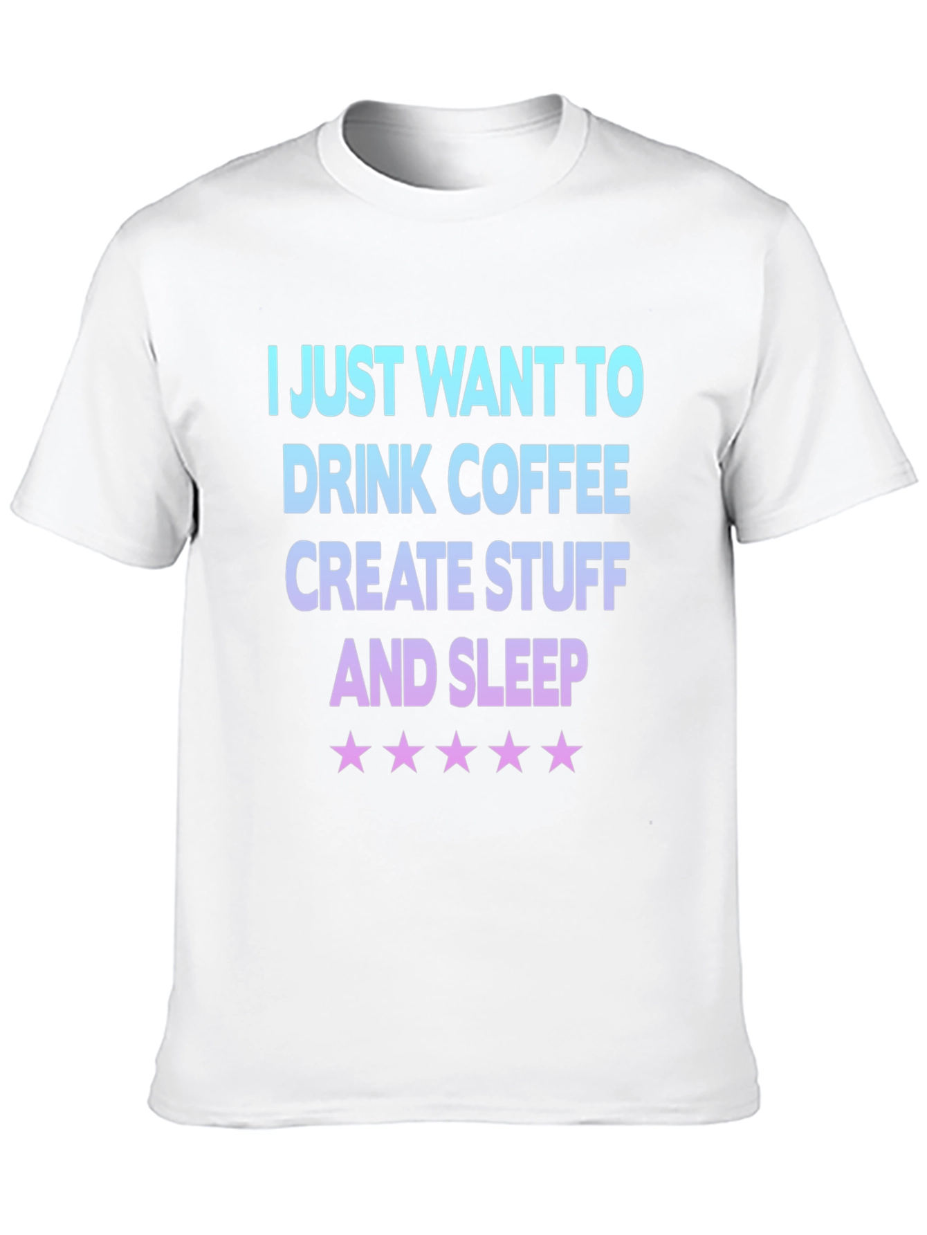 Coffee Create Sleep Graphic Tee - Black Cotton Blend