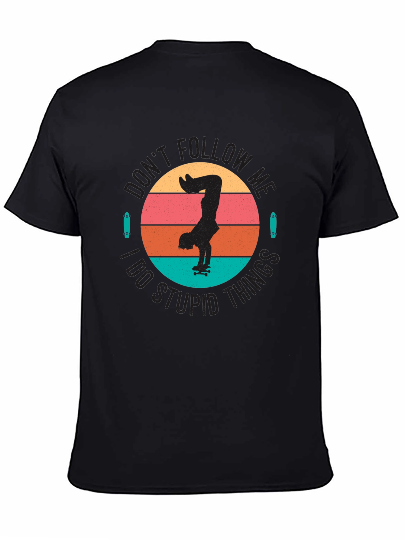 Skateboarder T-Shirt - Dont Follow Me Retro