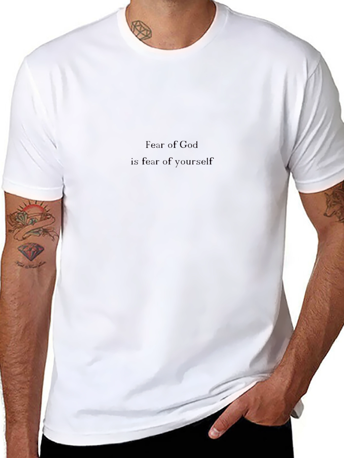 Fear of God Black Tee