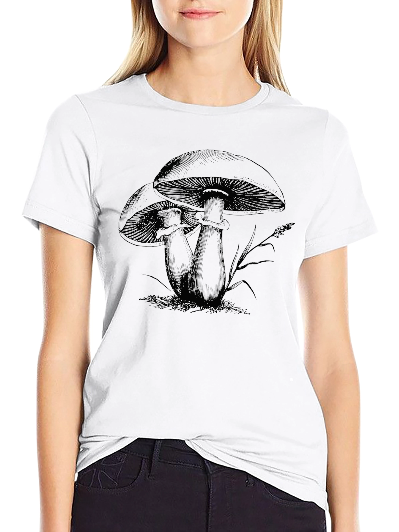 Mushroom Graphic Tee - Nature Inspired T-Shirt