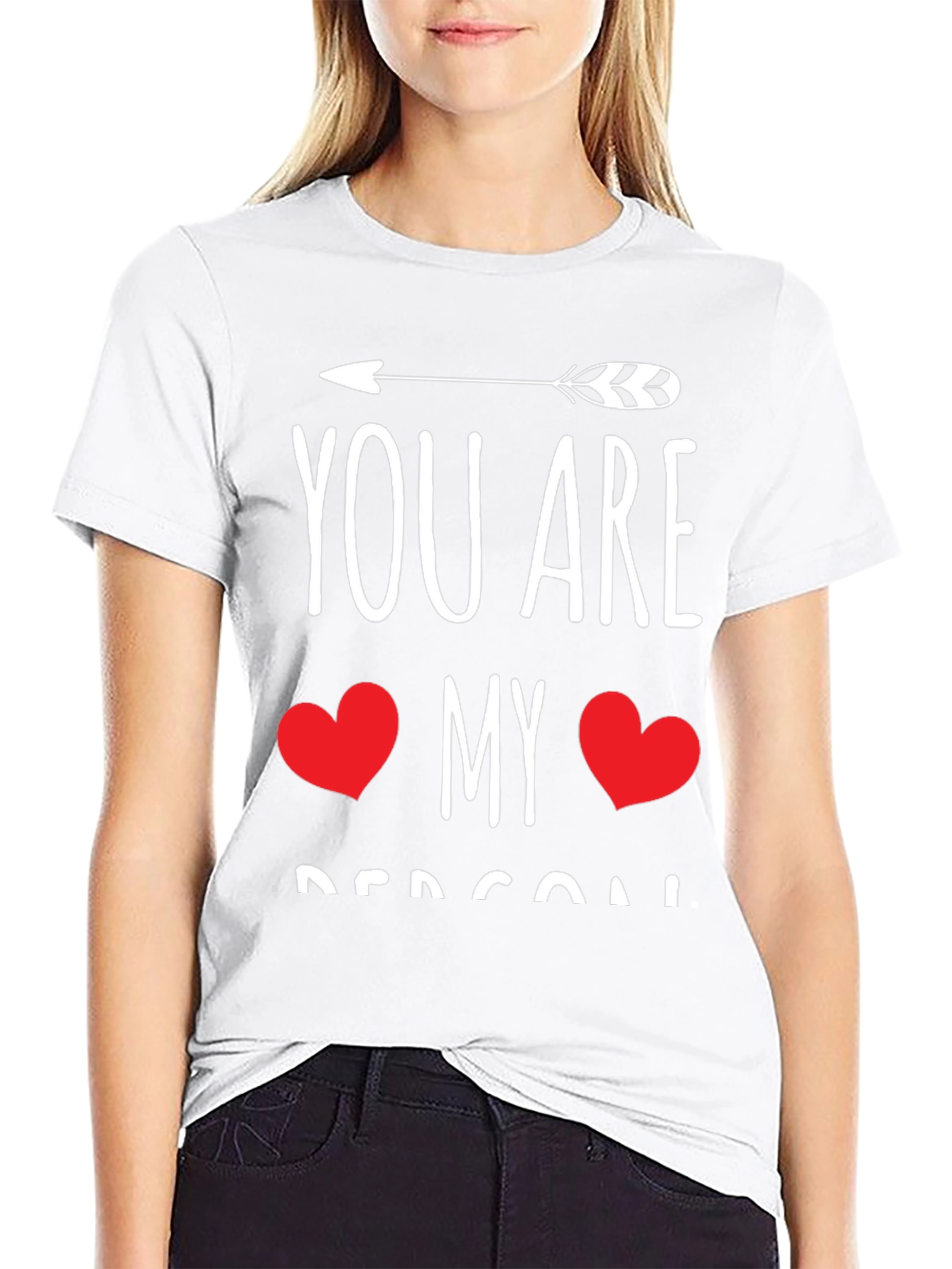 You Are My Person Black Graphic Tee