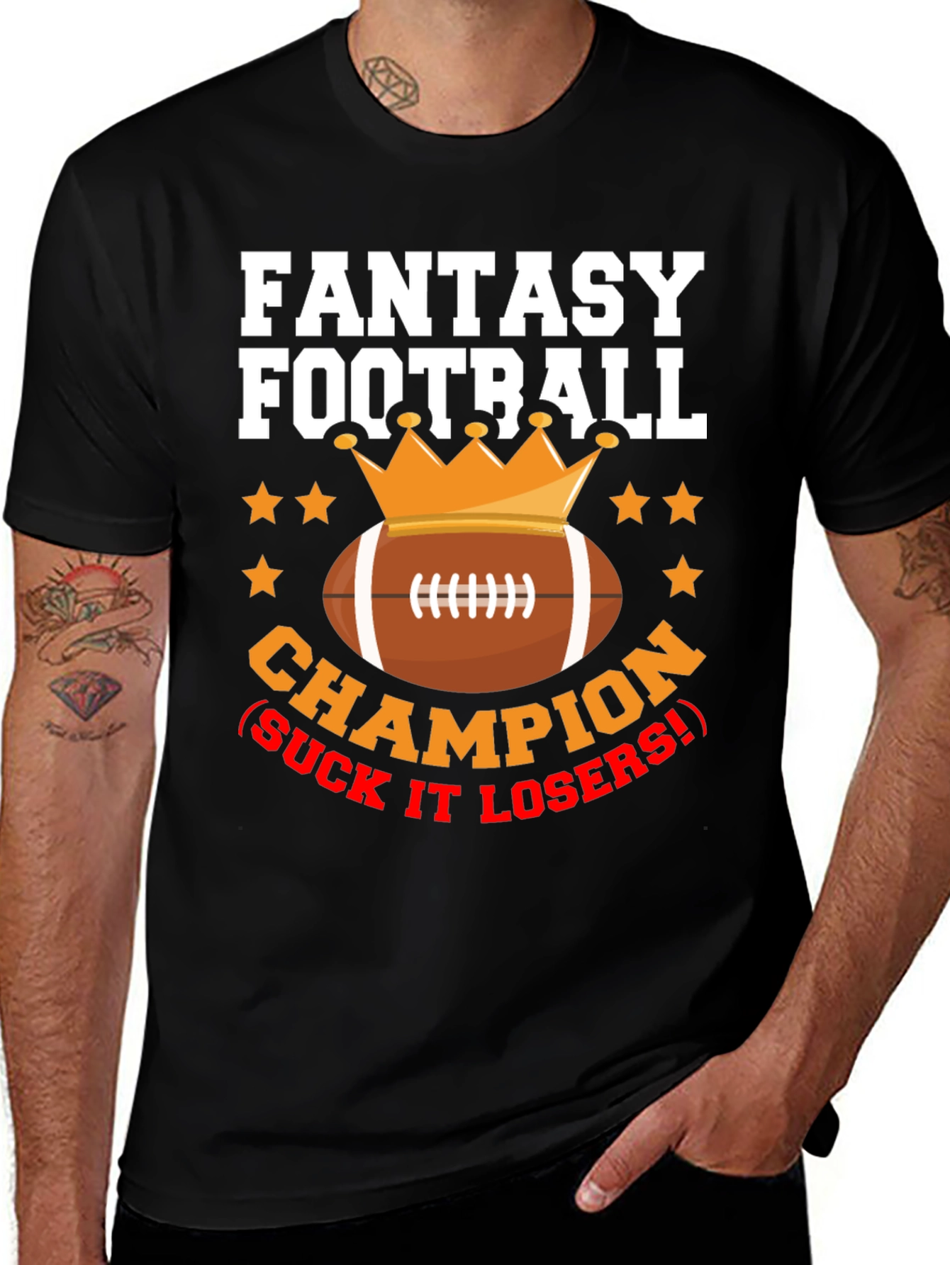 Fantasy Football Champion Graphic Tee