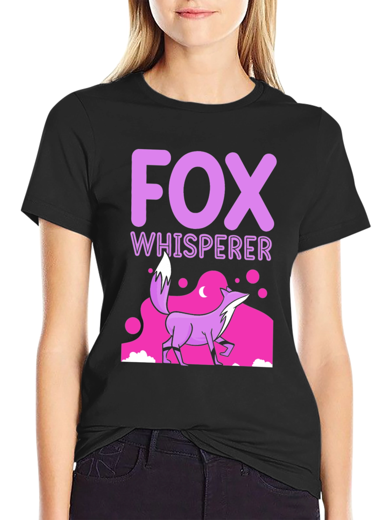 Fox Whisperer Graphic Tee - Unique Animal Lover Design