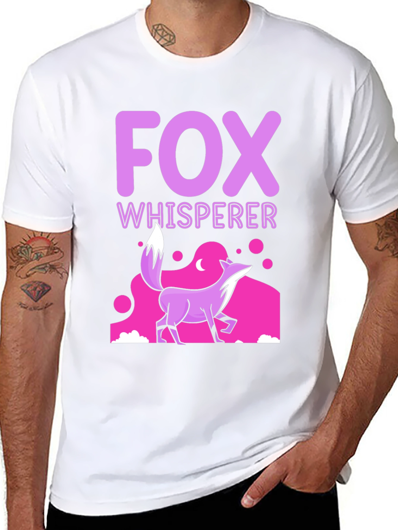 Fox Whisperer Graphic Tee - Unique Animal Lover Design