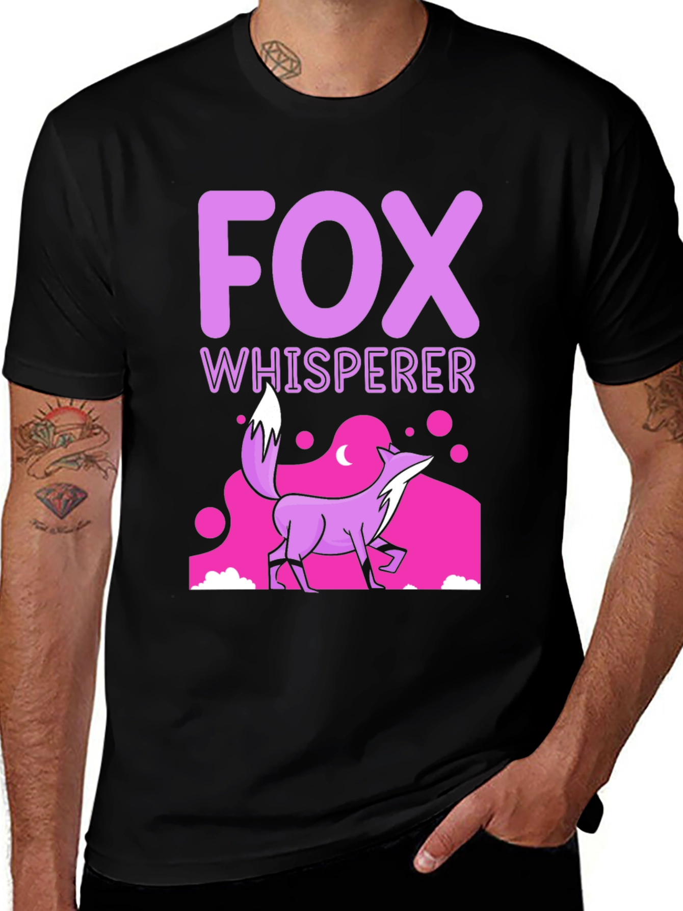 Fox Whisperer Graphic Tee - Unique Animal Lover Design