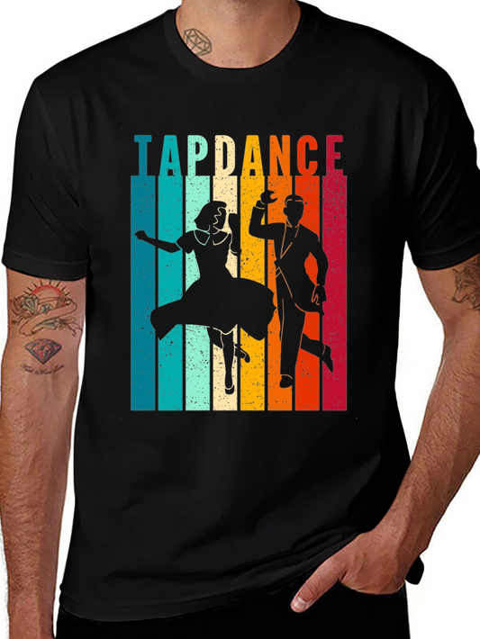 Retro Tap Dance T-Shirt - Vintage Dancer Tee