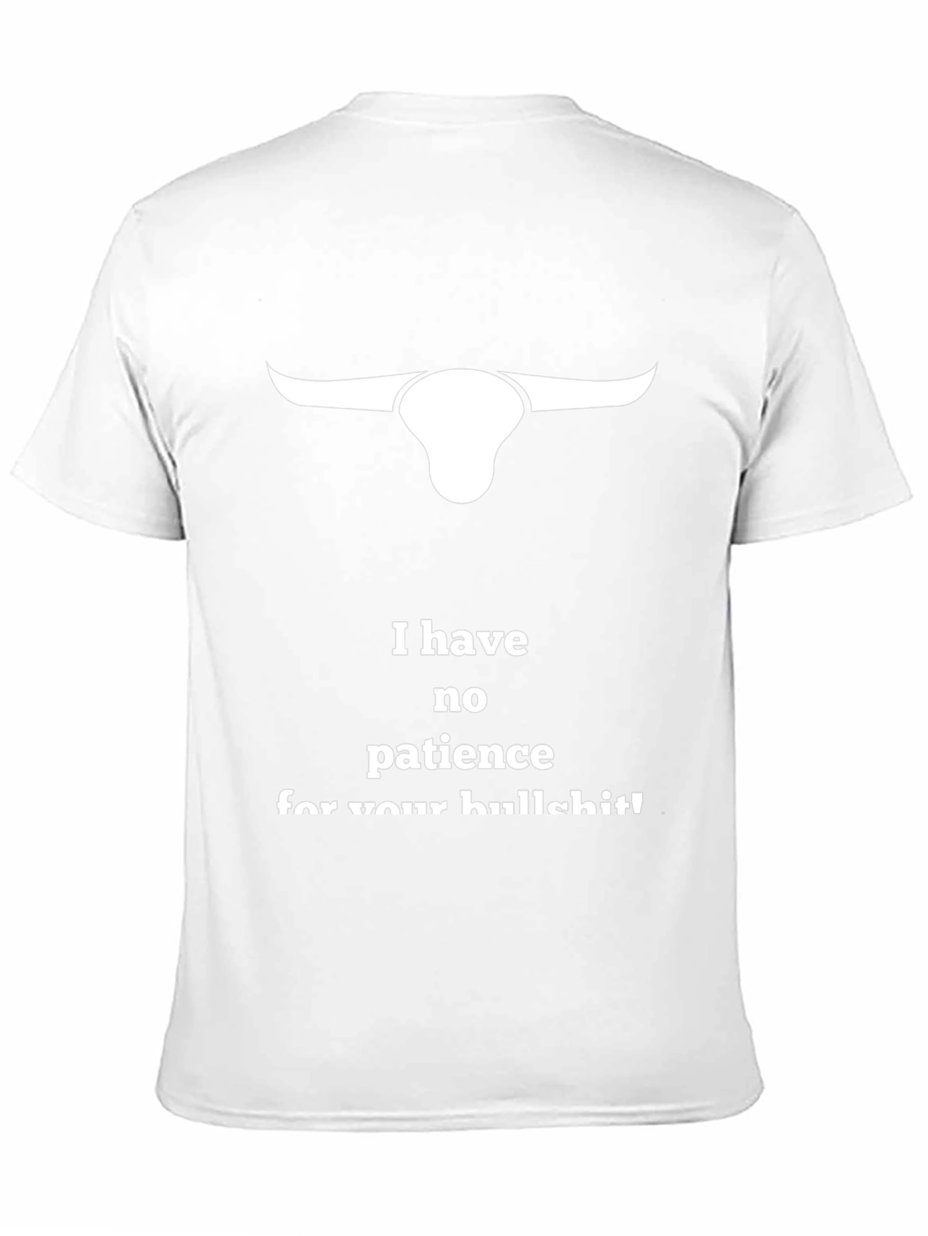 No Patience Bull Graphic T-Shirt