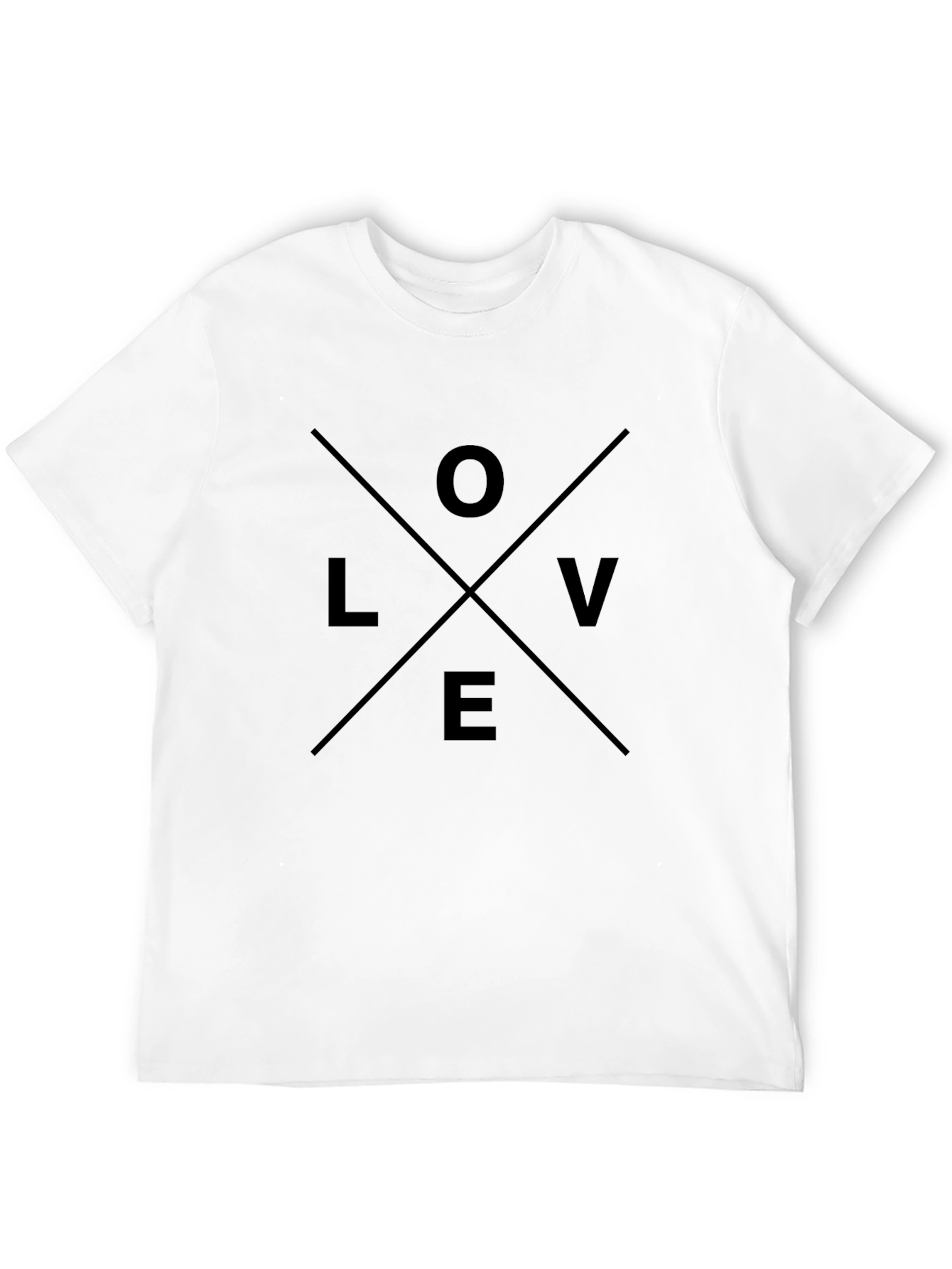 Love Graphic T-Shirt - Stylish Black Tee