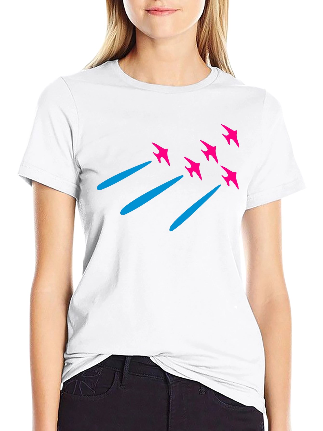 Retro Rocket T-Shirt - Mens Black Tee