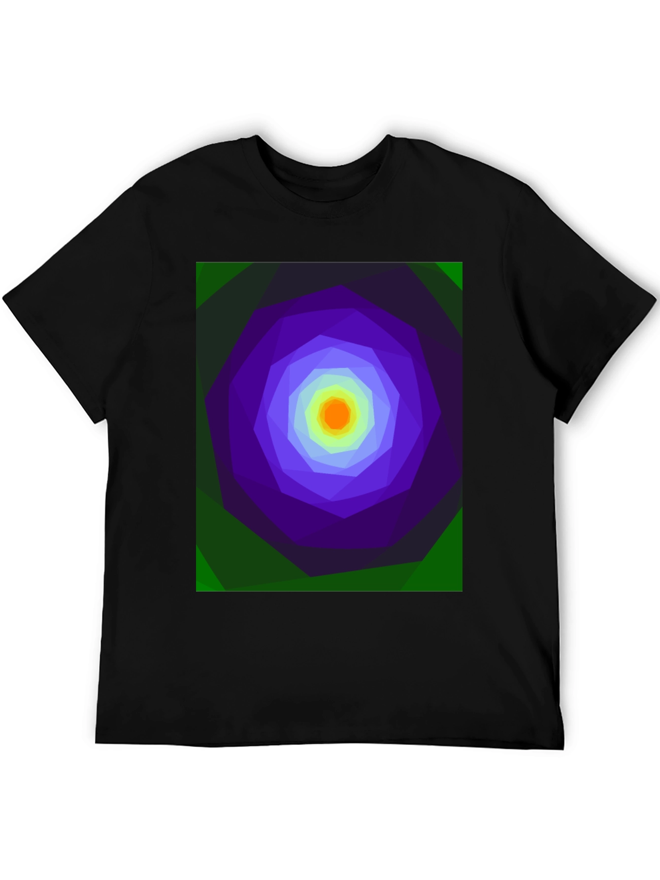 Geometric Vortex T-Shirt - Abstract Design