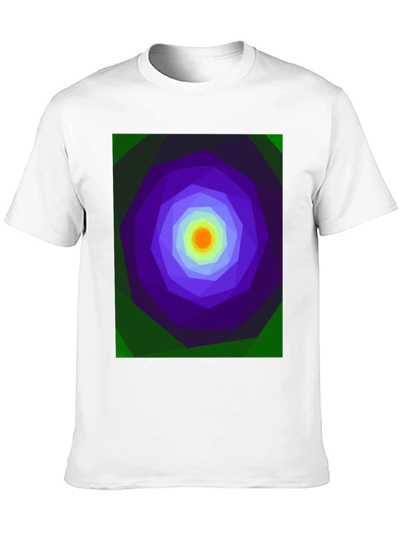 Geometric Vortex T-Shirt - Abstract Design