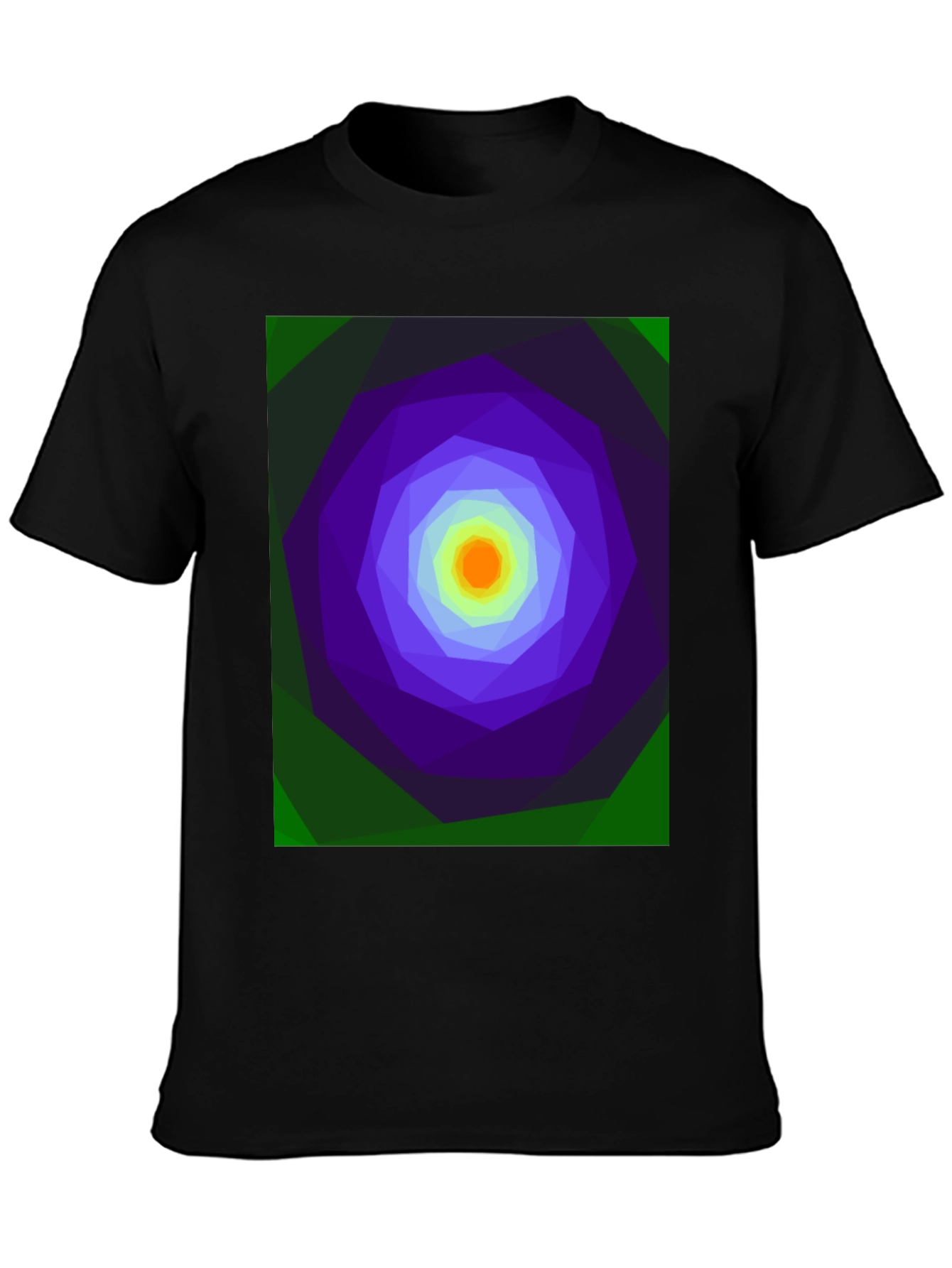 Geometric Vortex T-Shirt - Abstract Design