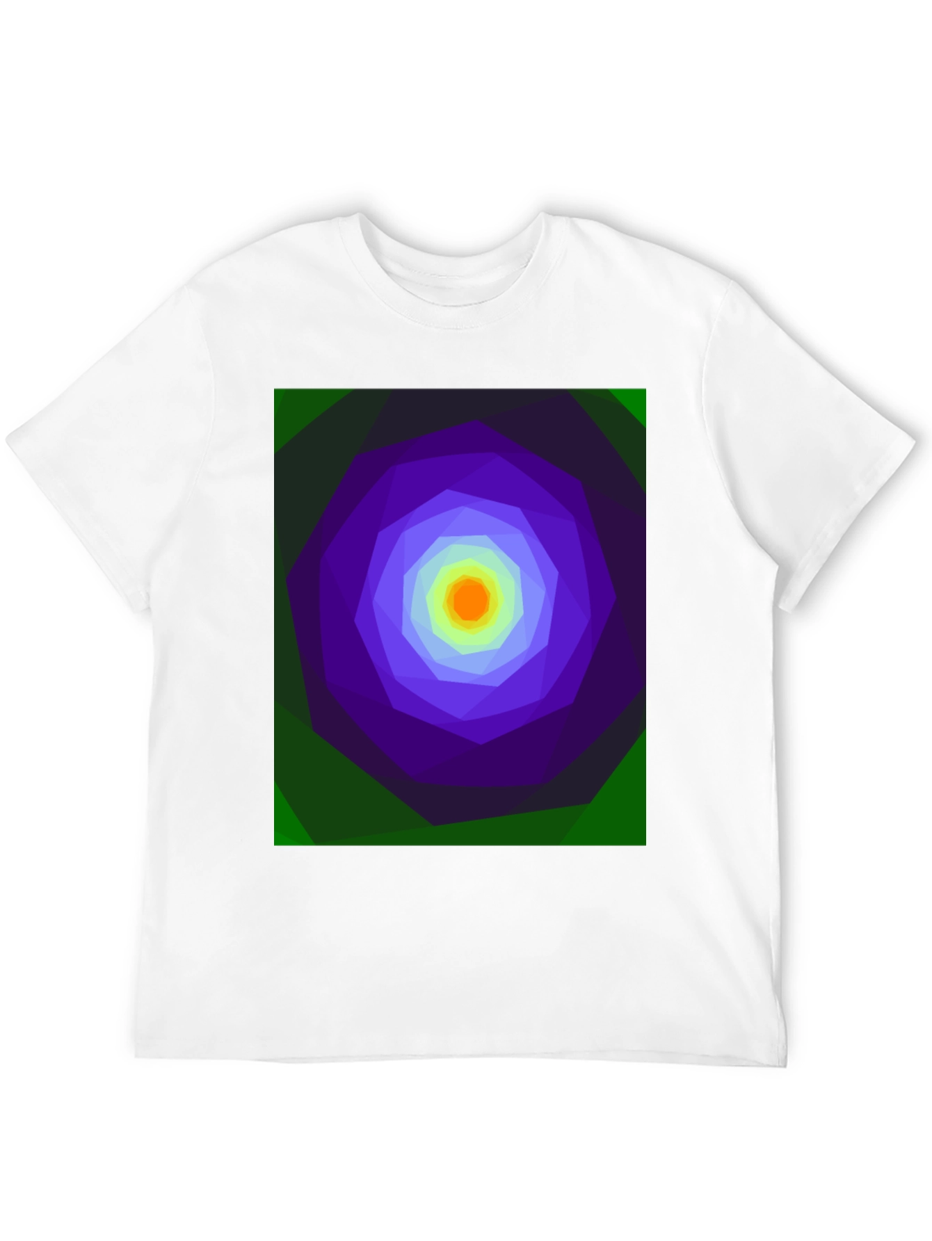Geometric Vortex T-Shirt - Abstract Design
