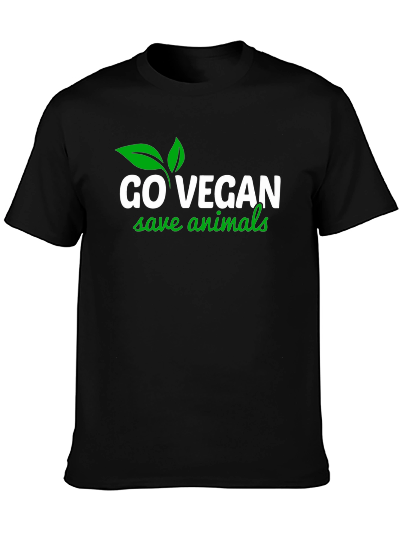 Go Vegan T-Shirt - Save Animals Graphic Tee
