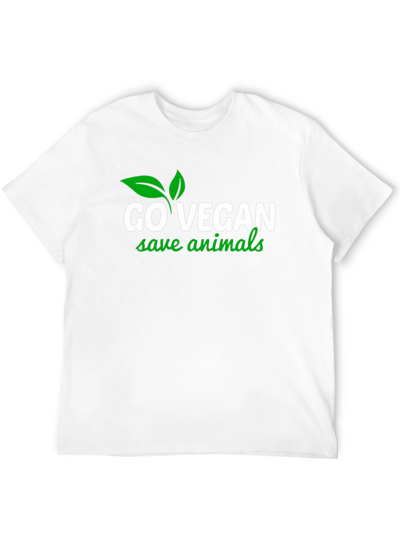 Go Vegan T-Shirt - Save Animals Graphic Tee