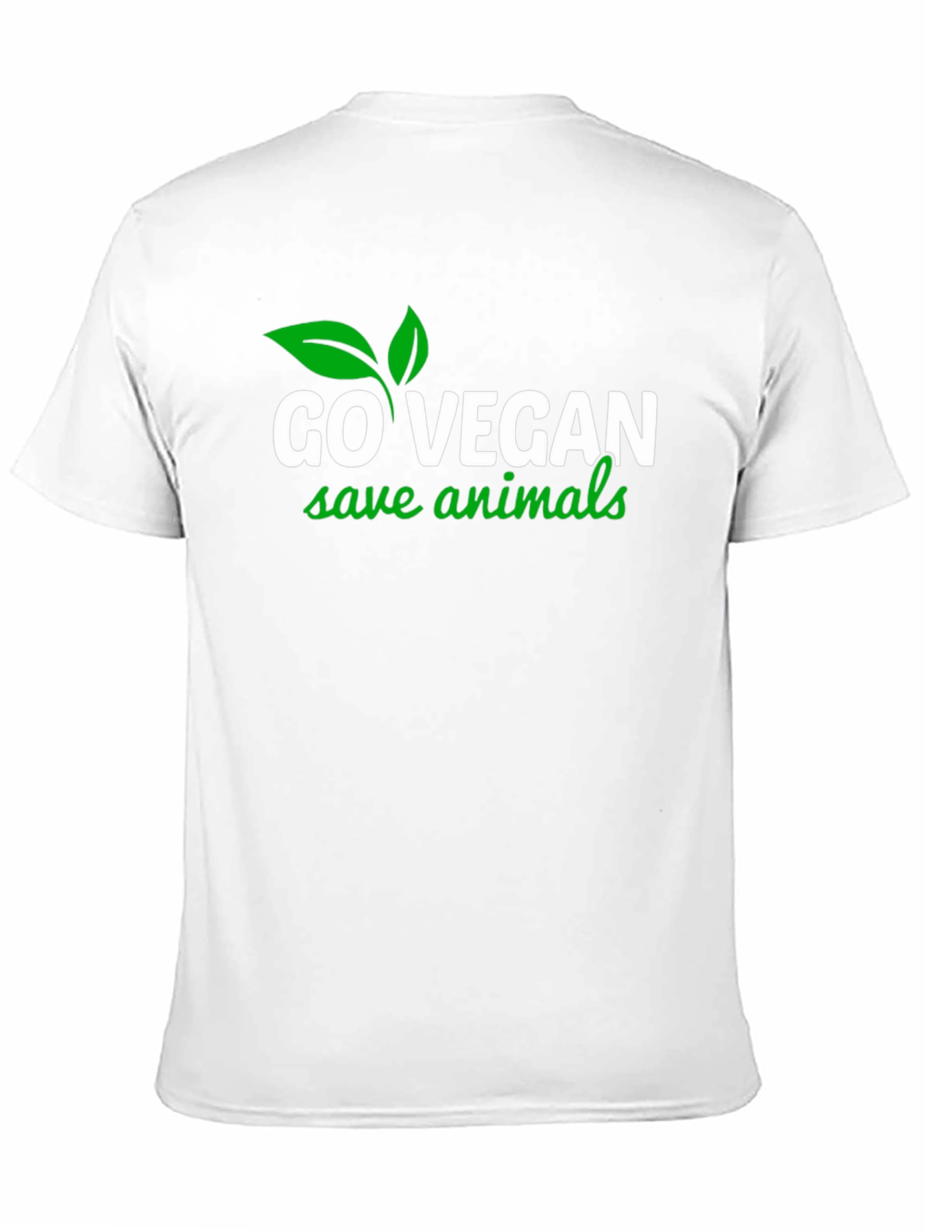 Go Vegan T-Shirt - Save Animals Graphic Tee