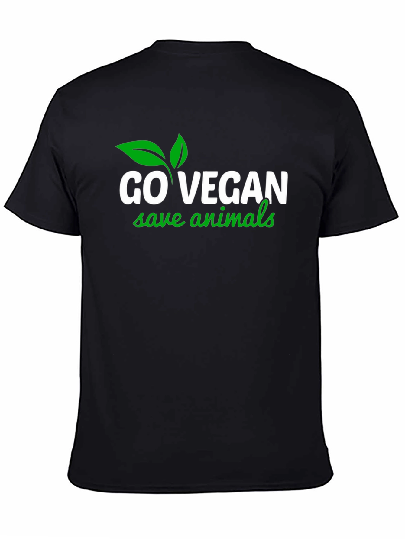 Go Vegan T-Shirt - Save Animals Graphic Tee