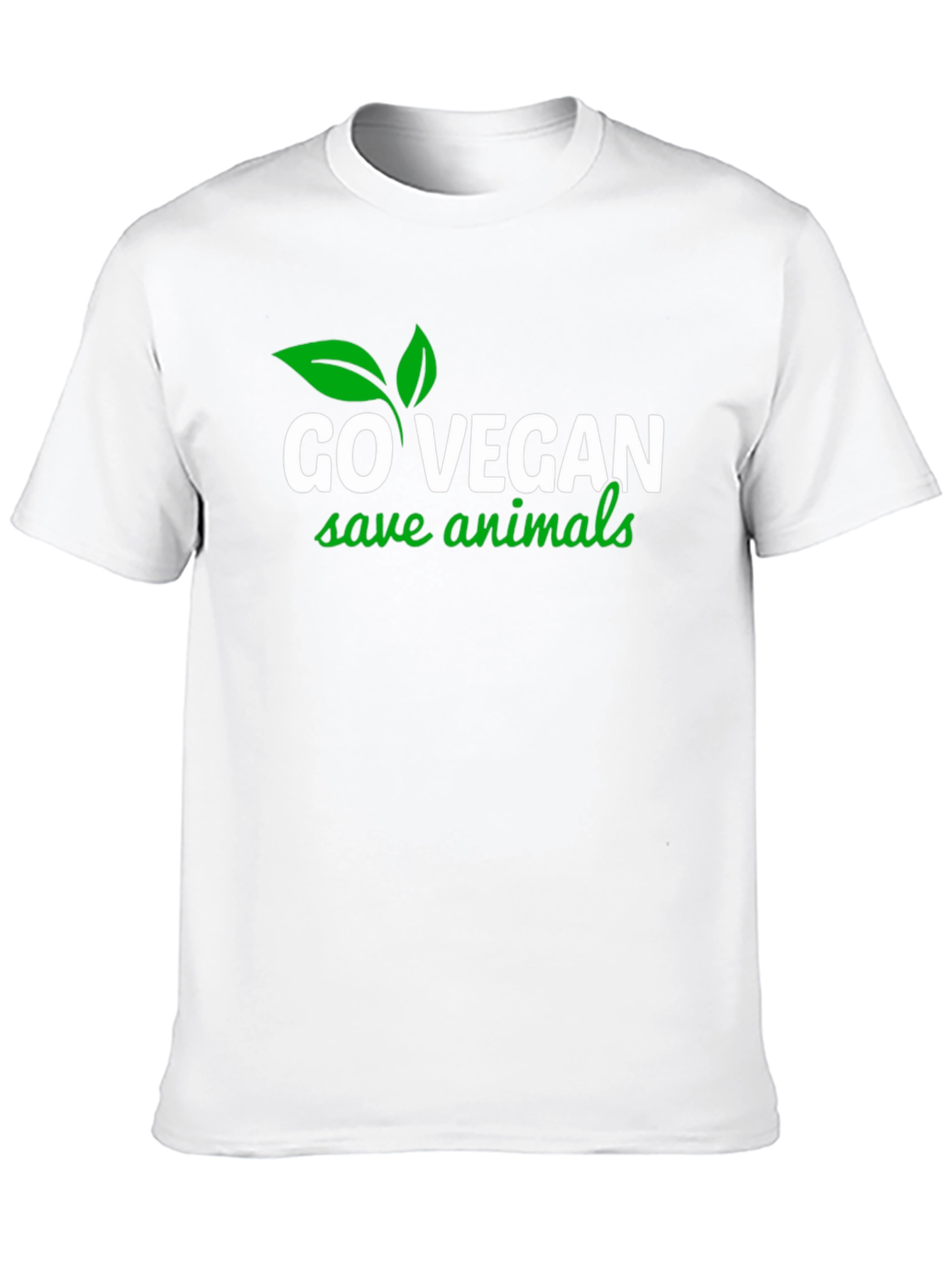 Go Vegan T-Shirt - Save Animals Graphic Tee