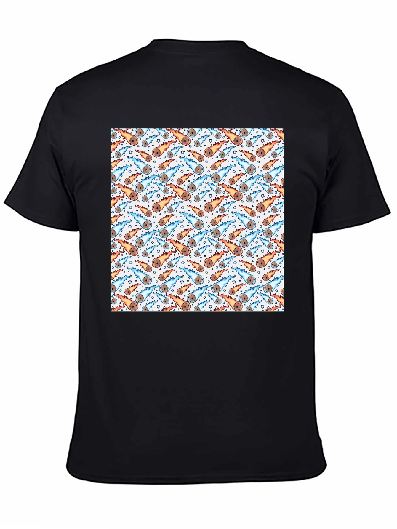 Meteor Shower T-Shirt - Space Pattern Tee