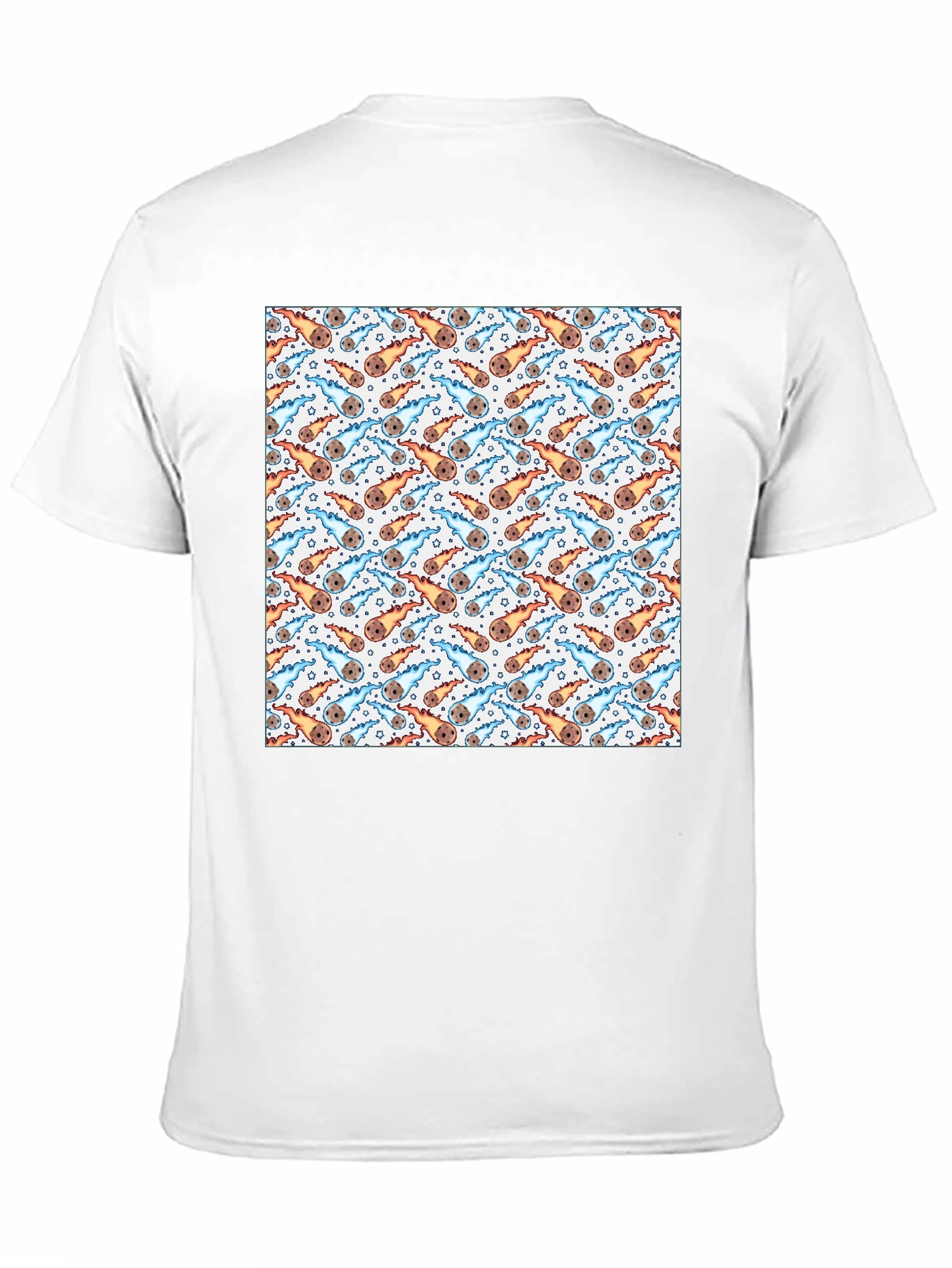 Meteor Shower T-Shirt - Space Pattern Tee