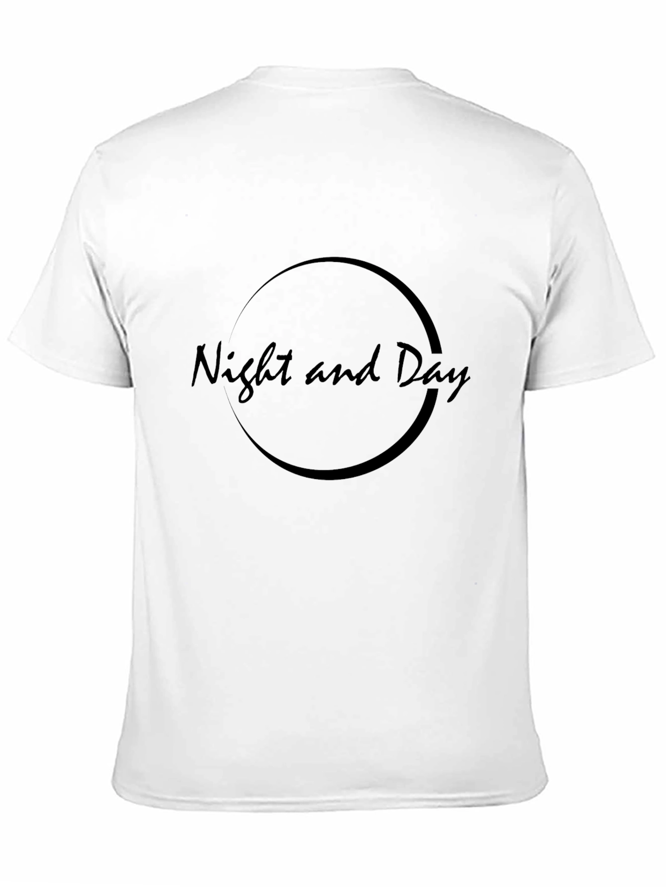 Night and Day Graphic Tee - Stylish Black T-Shirt