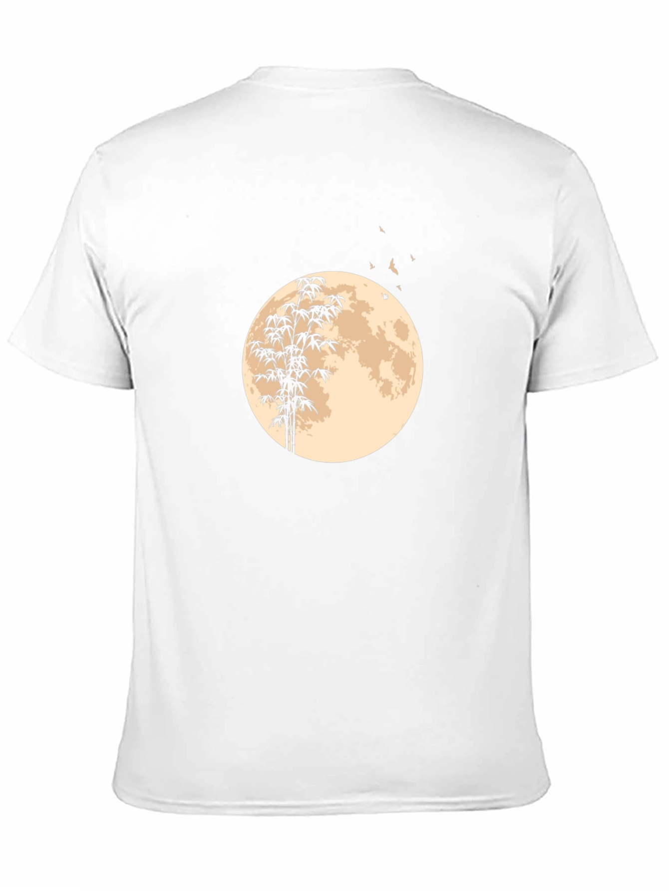 Moon Bamboo Graphic Tee - Black