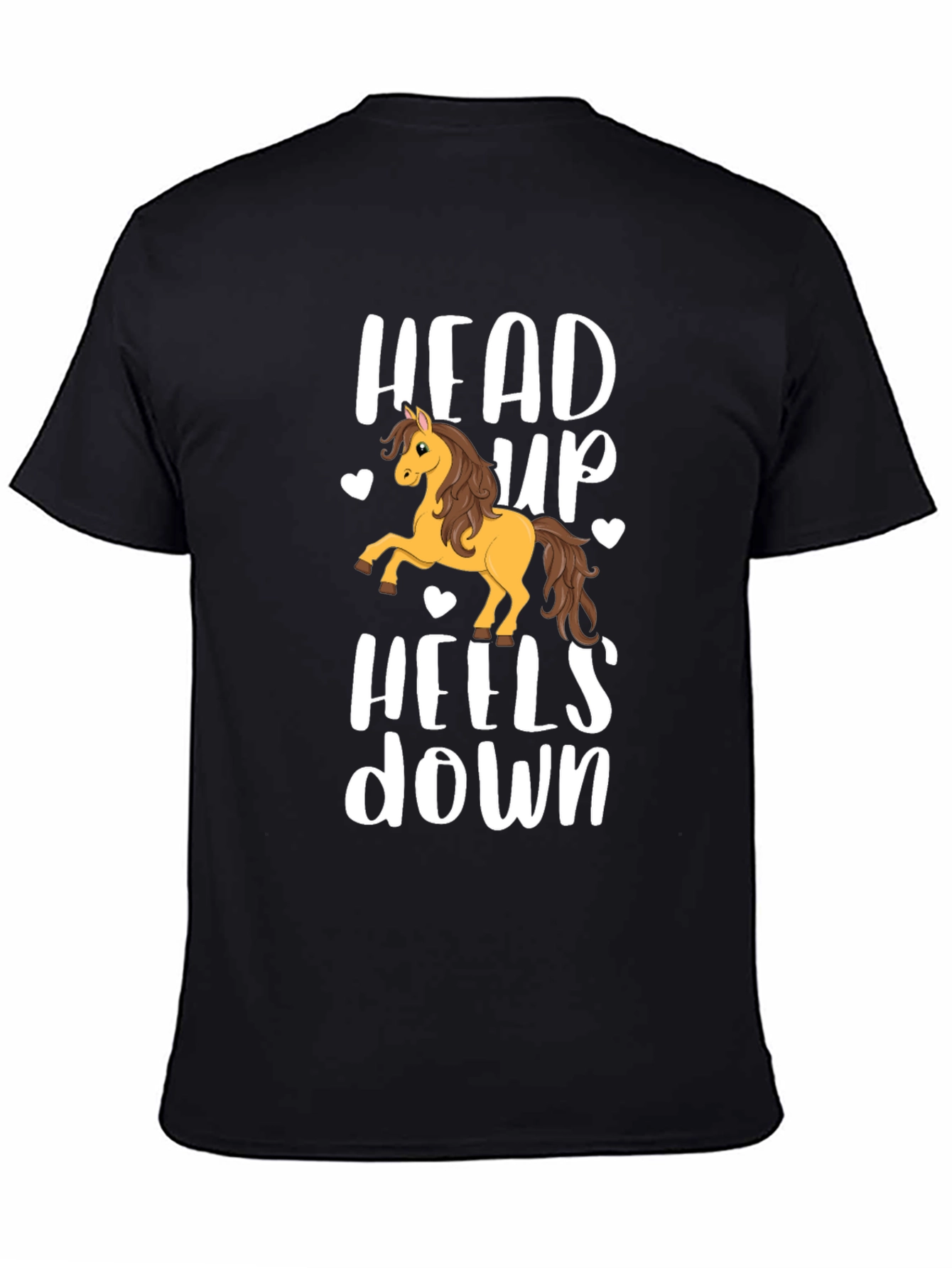 Head Up Heels Down Horse Graphic Tee
