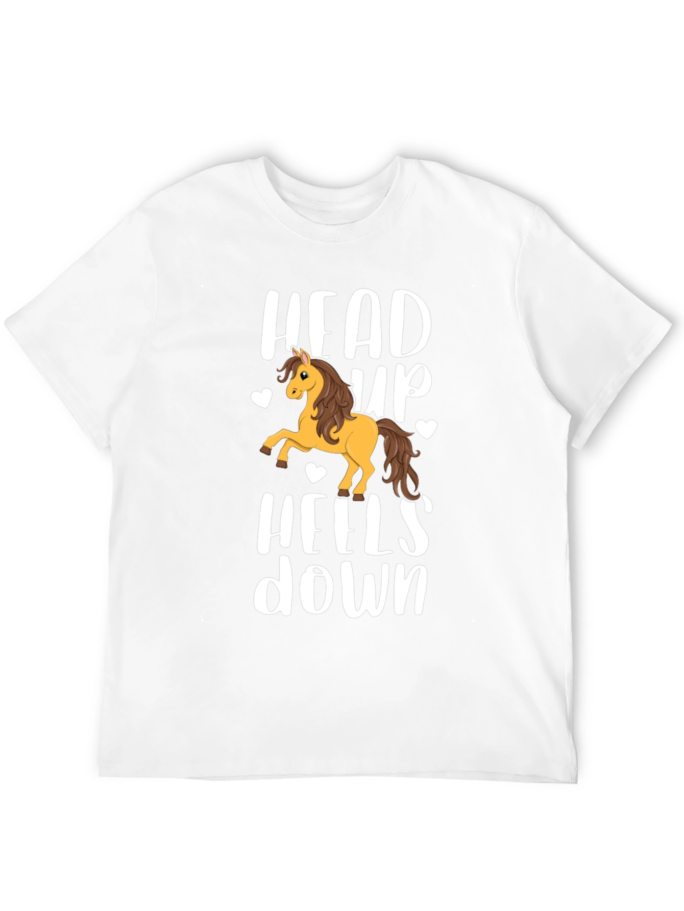 Head Up Heels Down Horse Graphic Tee