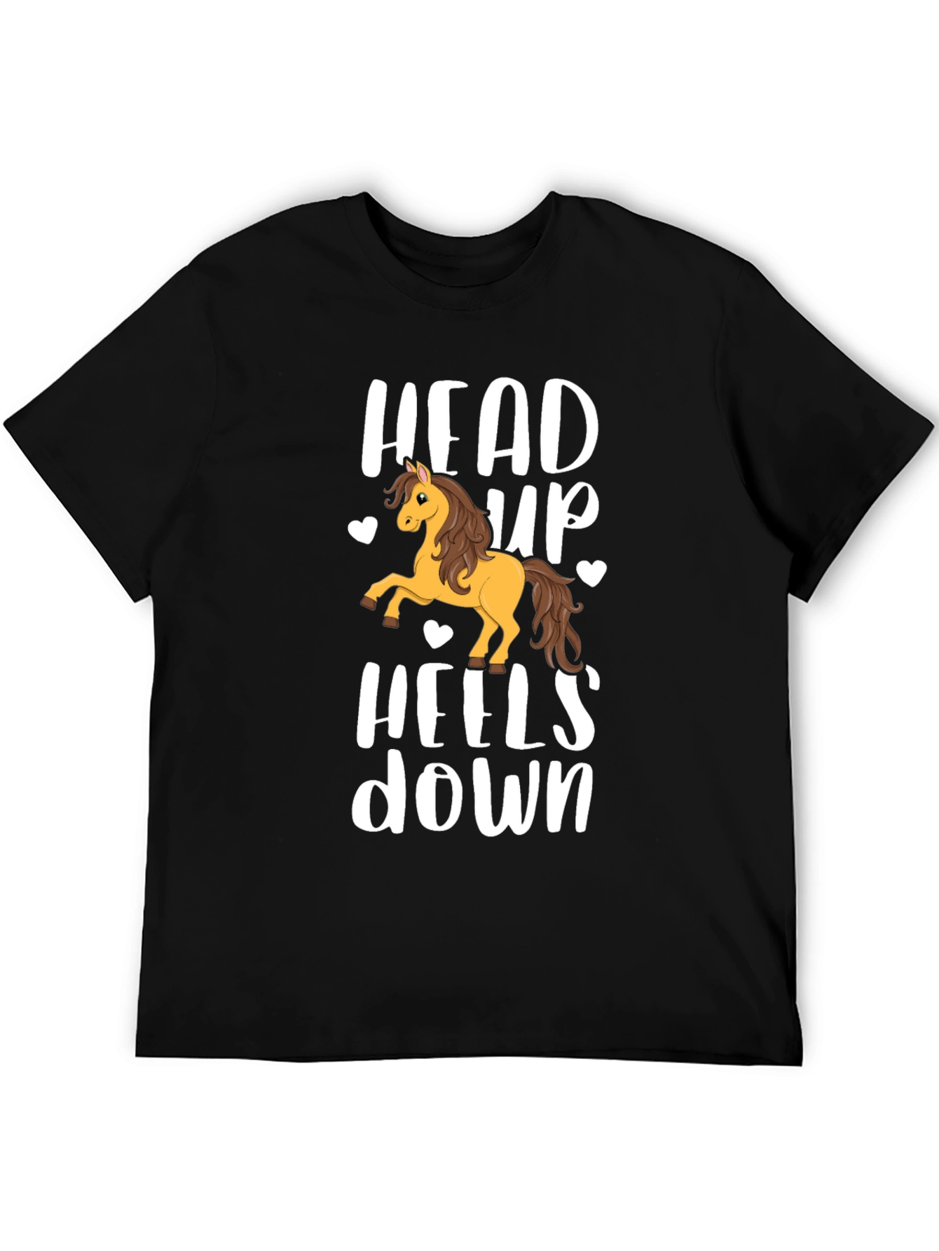 Head Up Heels Down Horse Graphic Tee